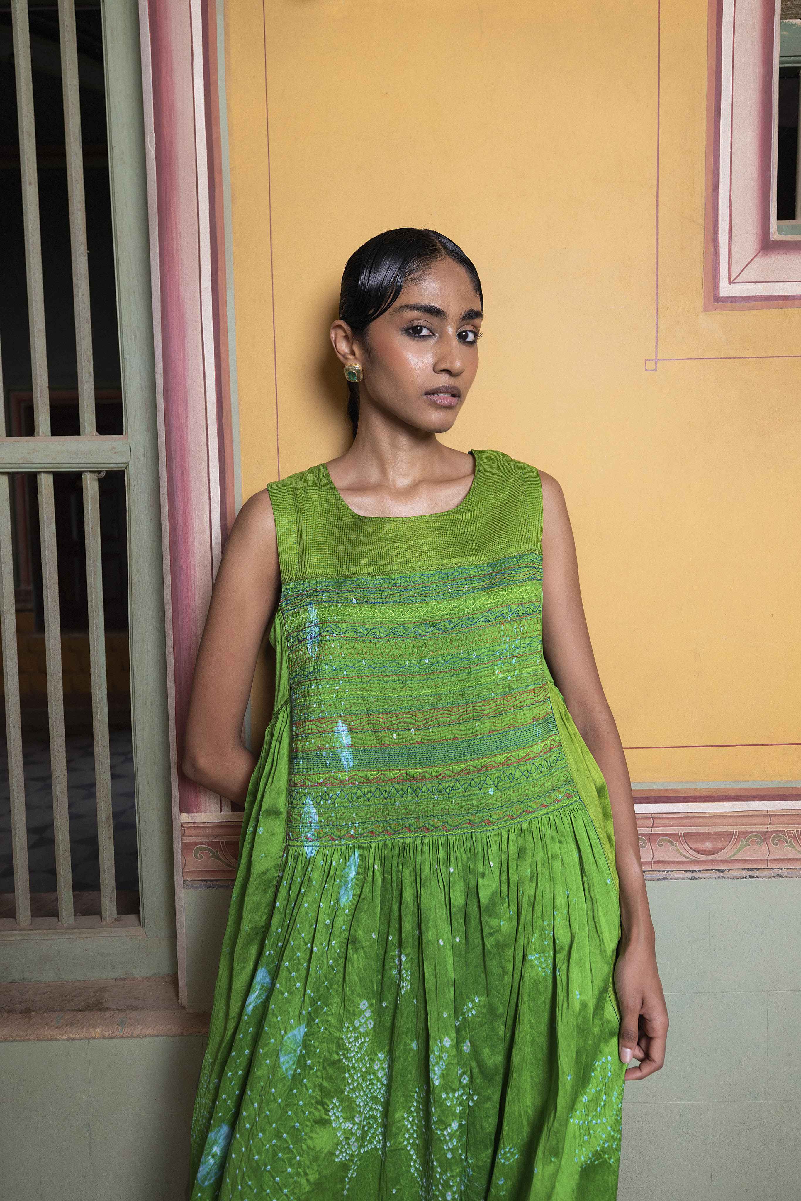 Nada Bandhani Dress