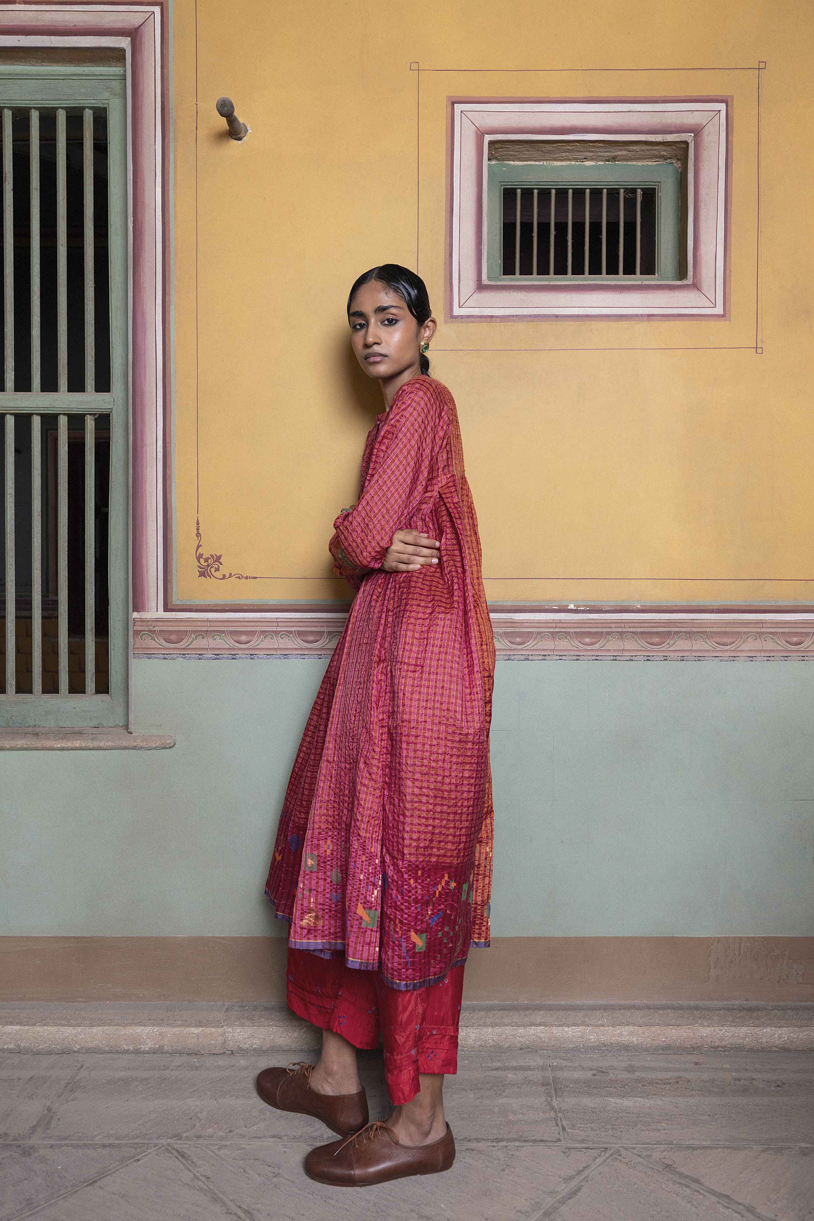 Haya Jamdani Dress