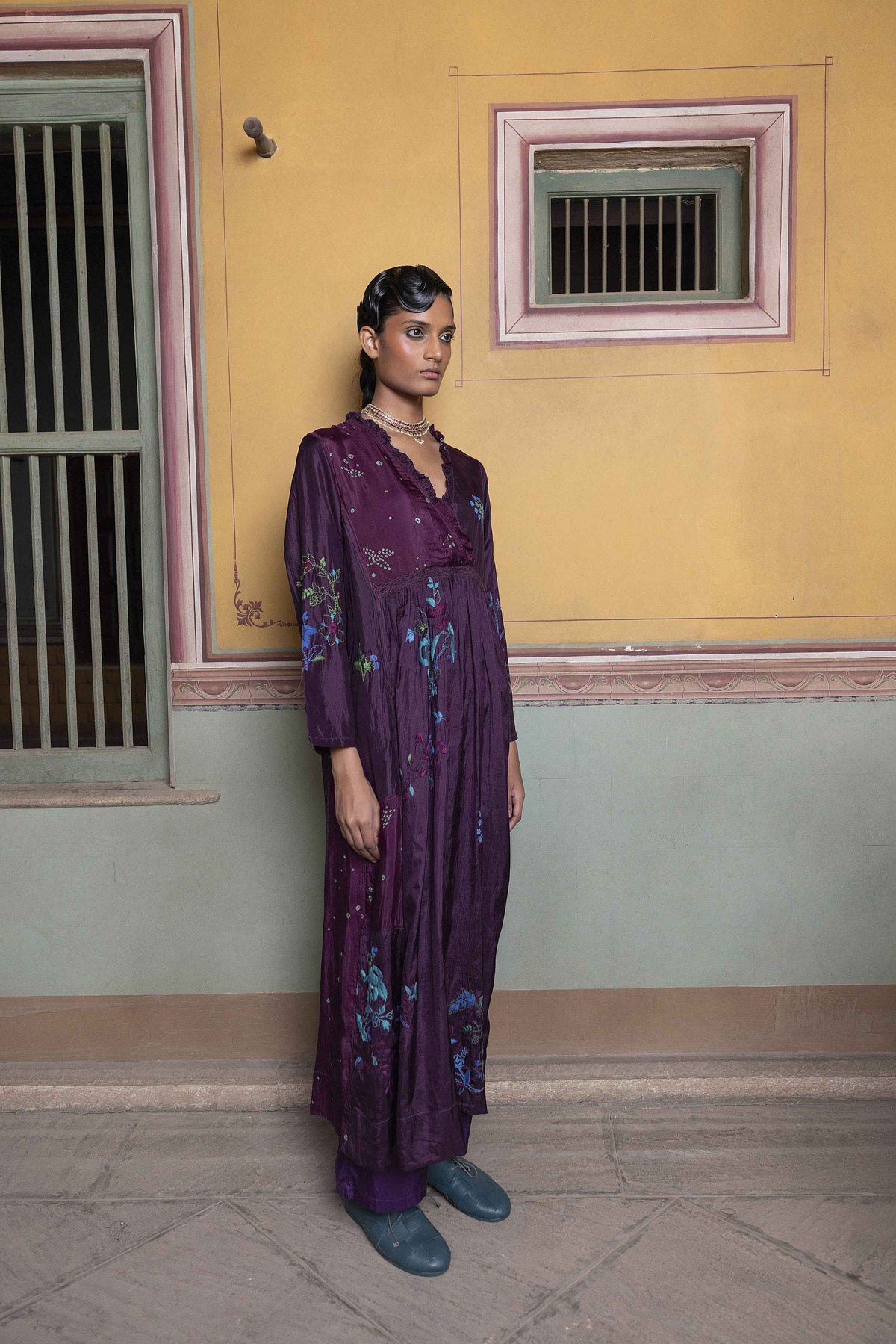 Lujain Embroidered Dress