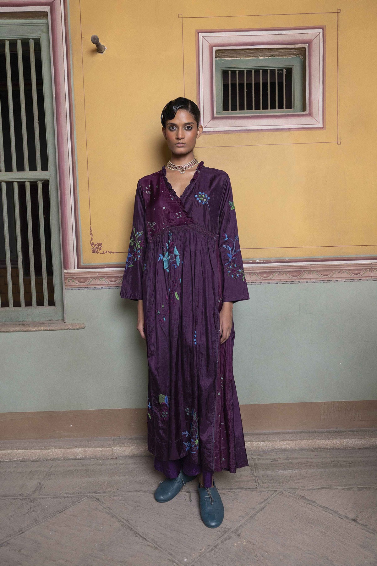 Lujain Embroidered Dress