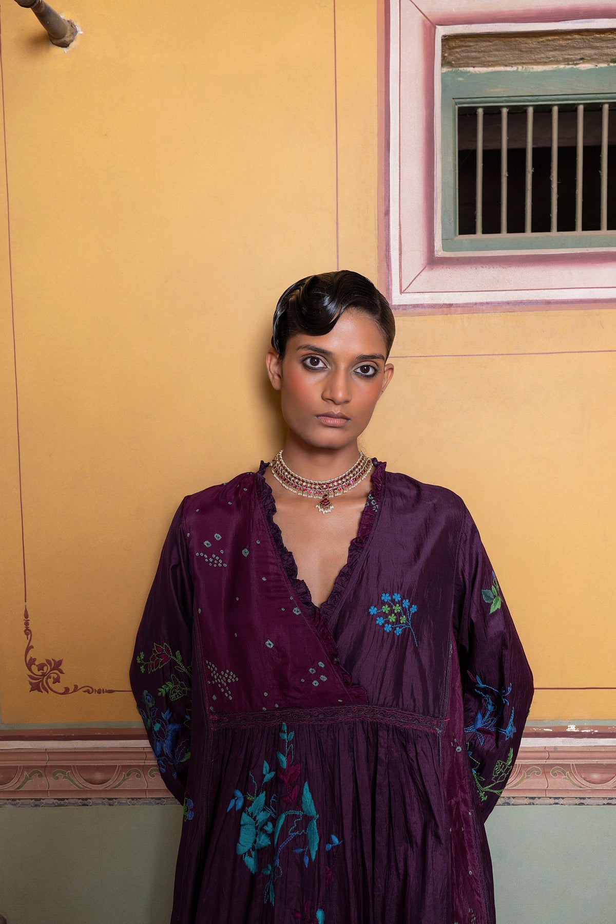 Lujain Embroidered Dress