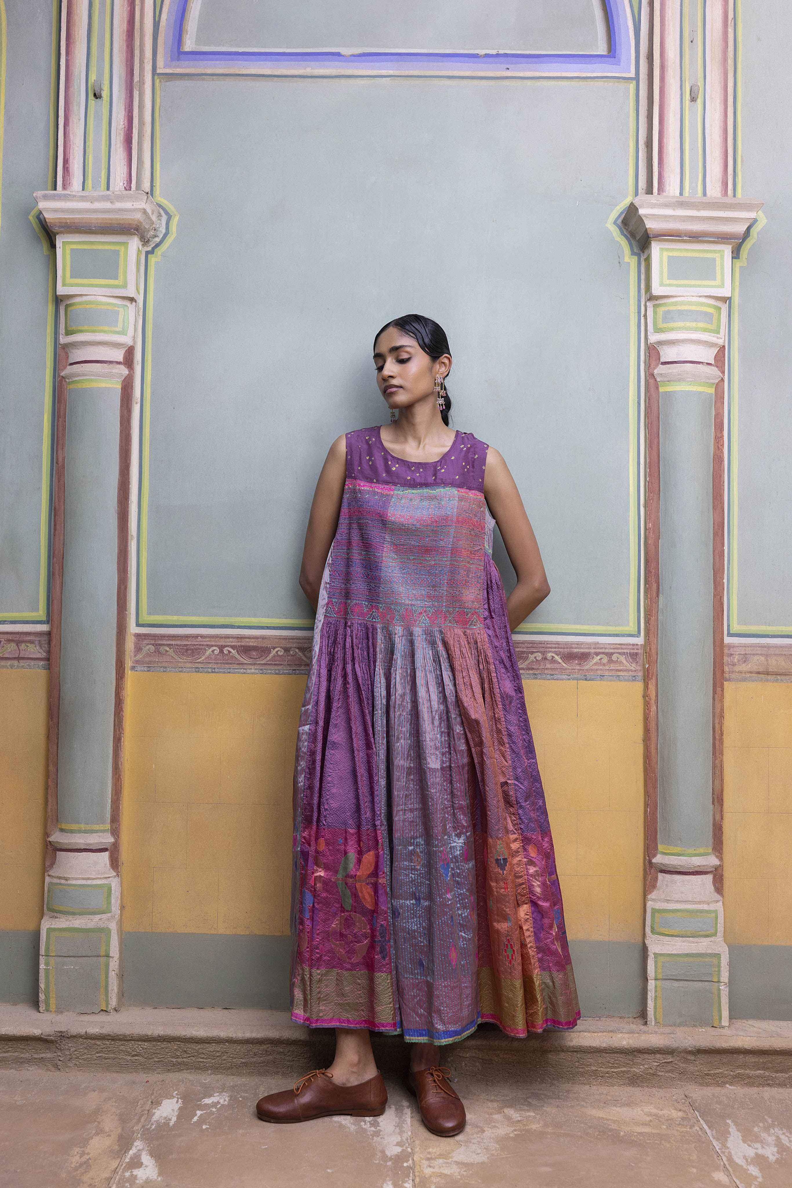 Amina Jamdani Dress