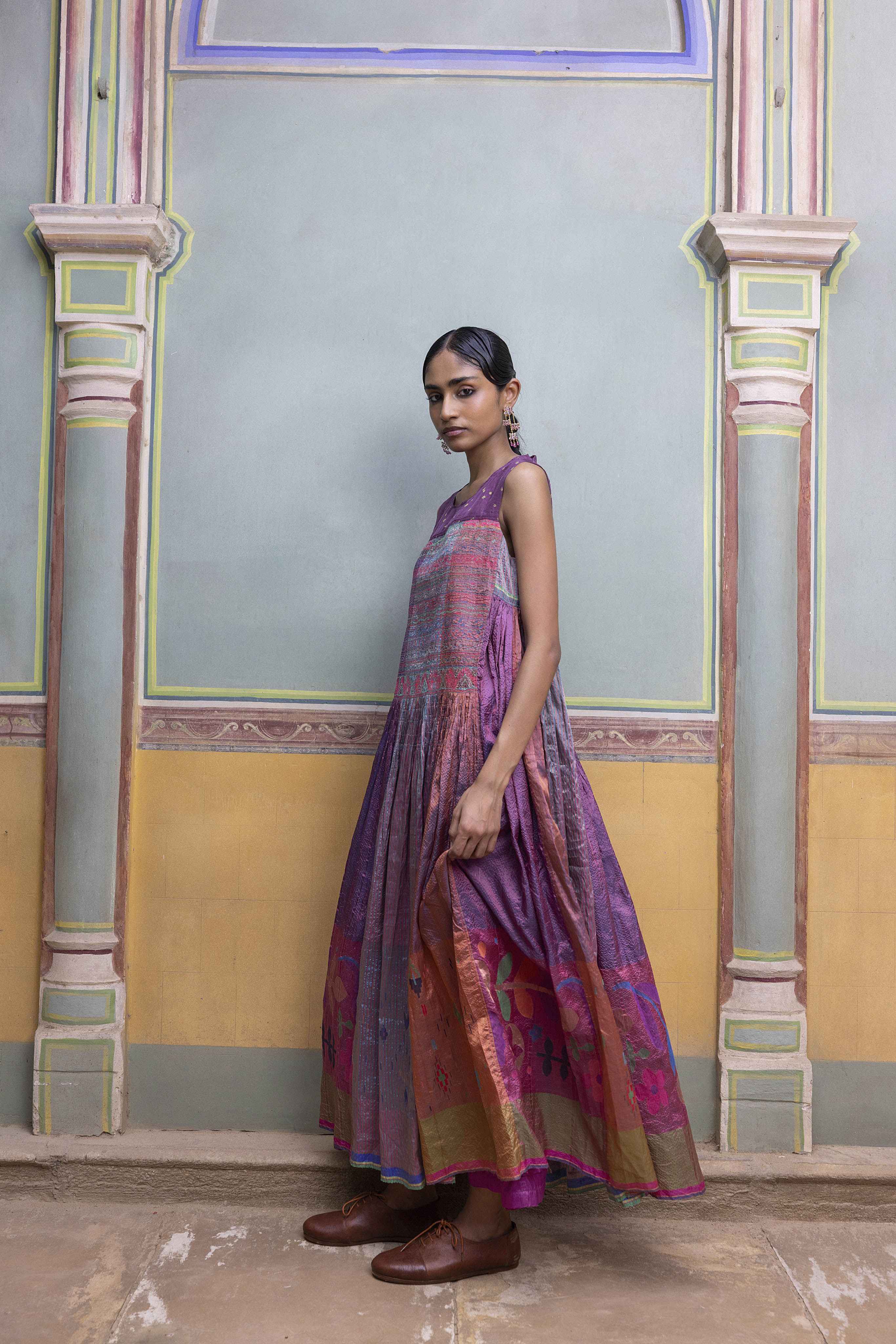 Amina Jamdani Dress