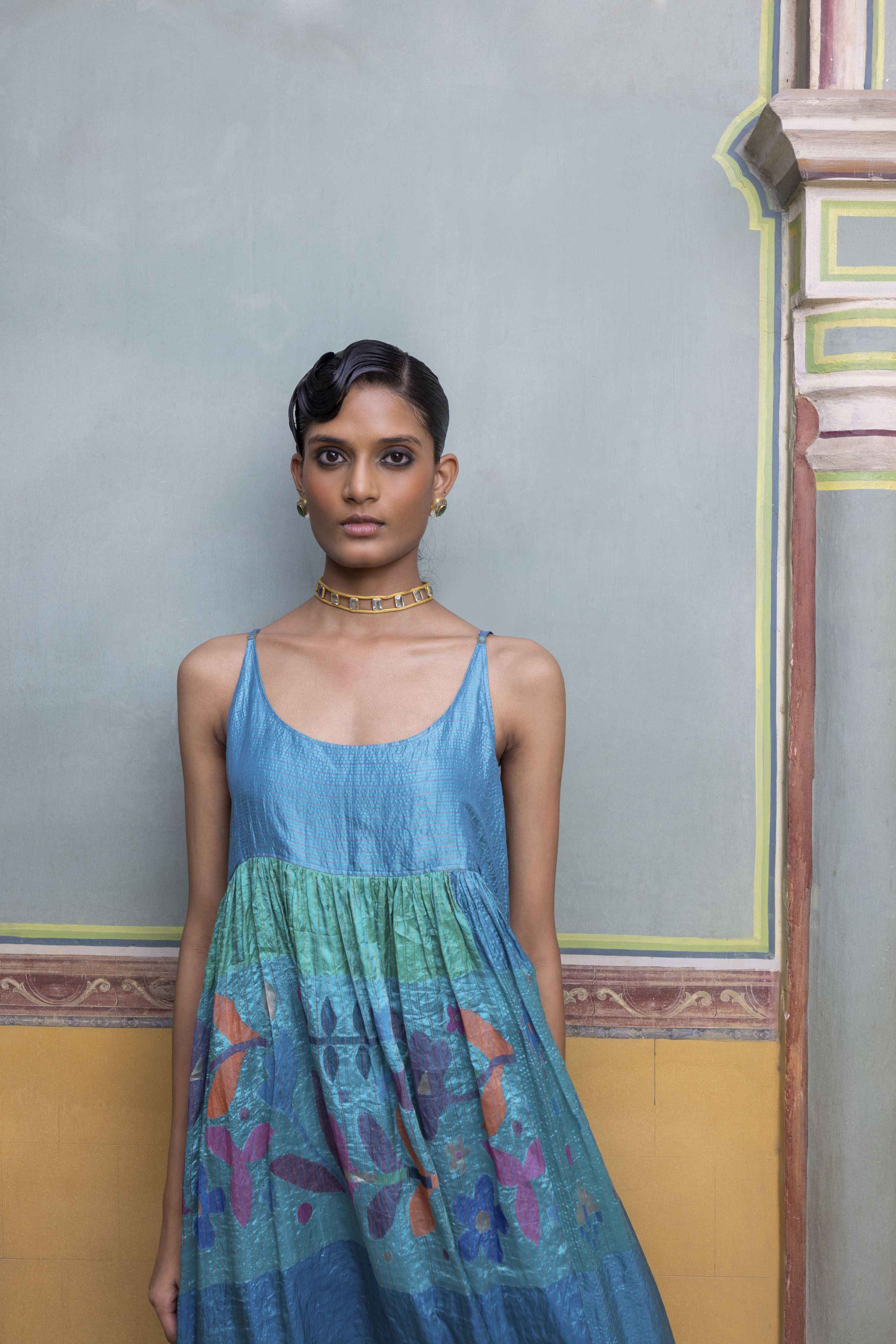 Homa Jamdani Dress