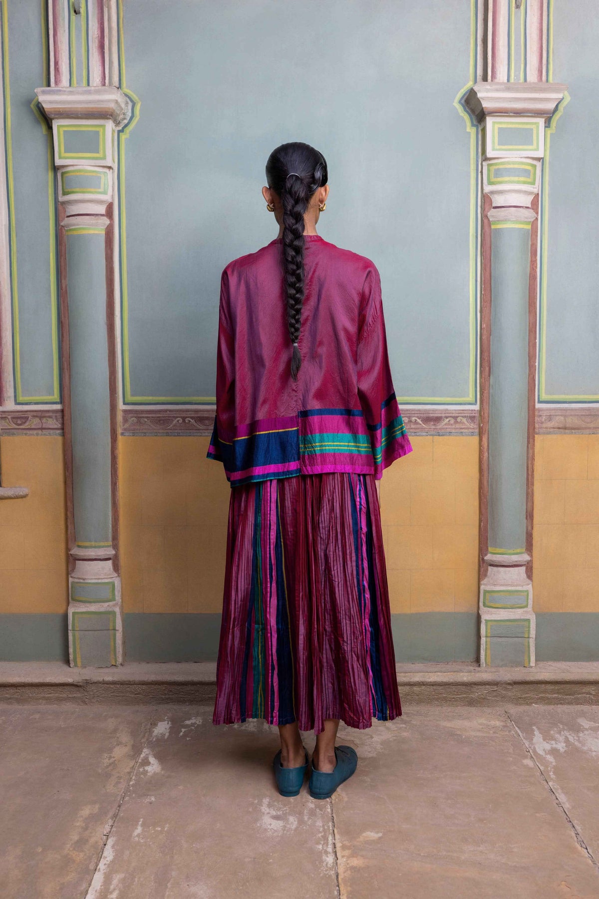 Shahla Mashru Skirt