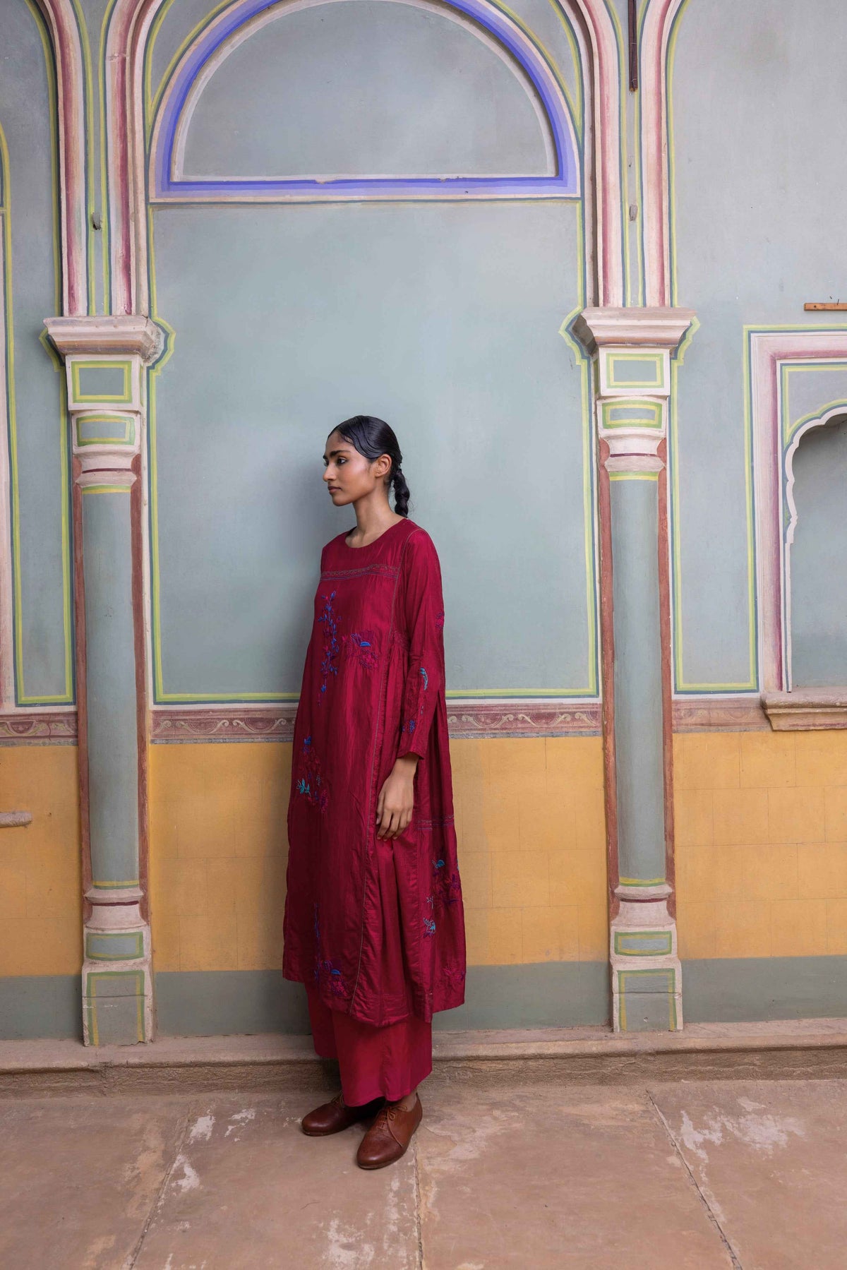 Malika Embroidered Dress