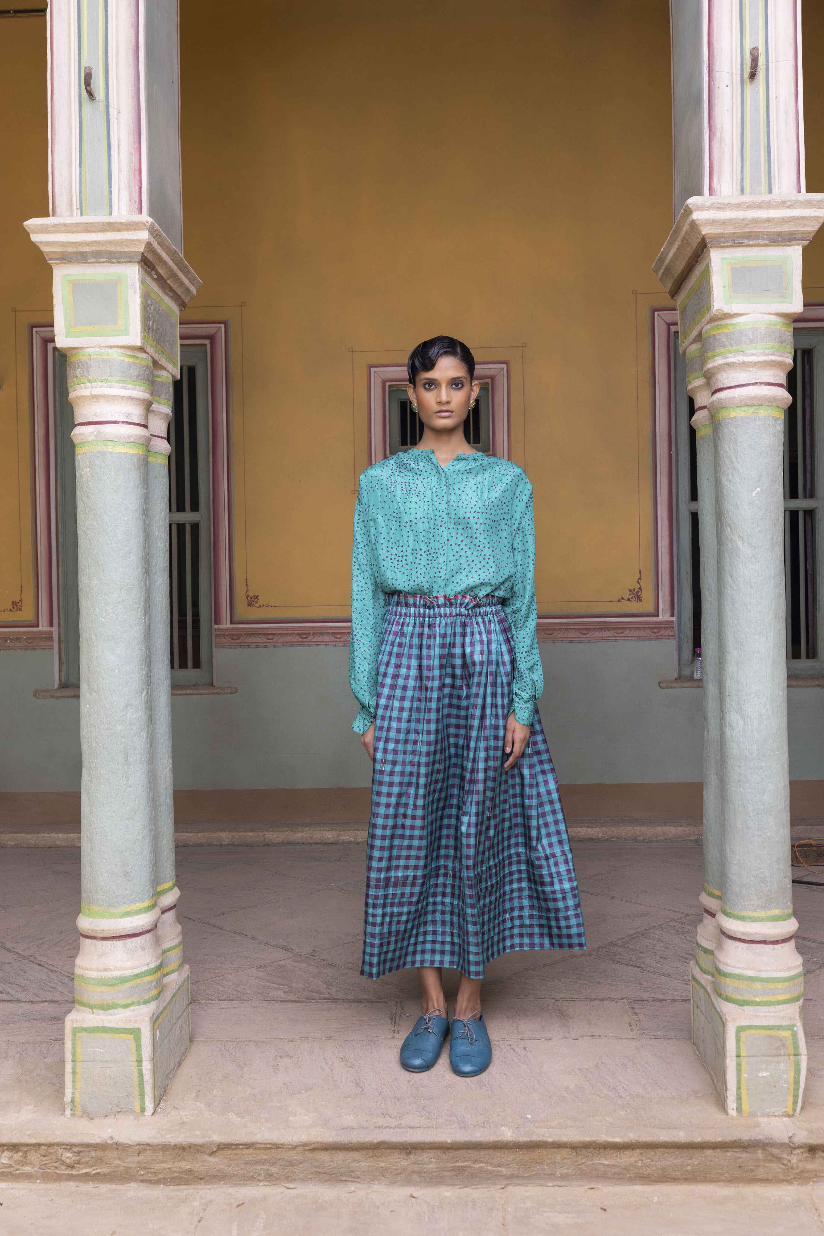 Yasmin Jamdani Skirt