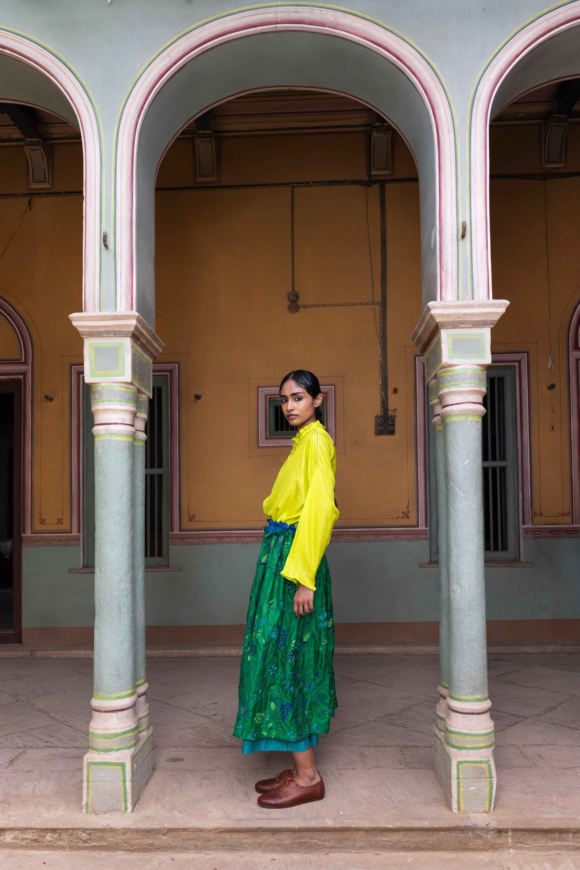 Zaina Embroidered Skirt