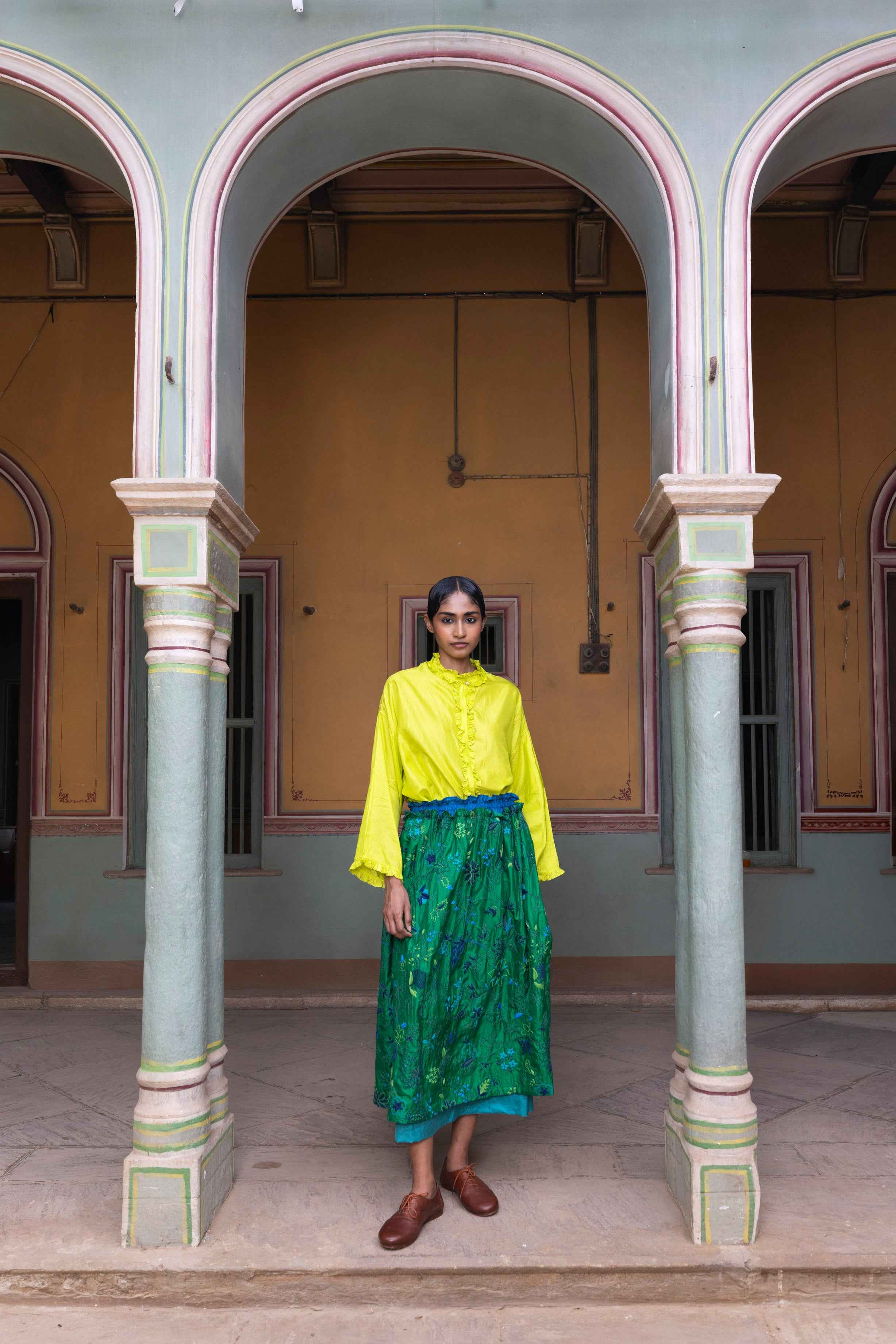 Zaina Embroidered Skirt