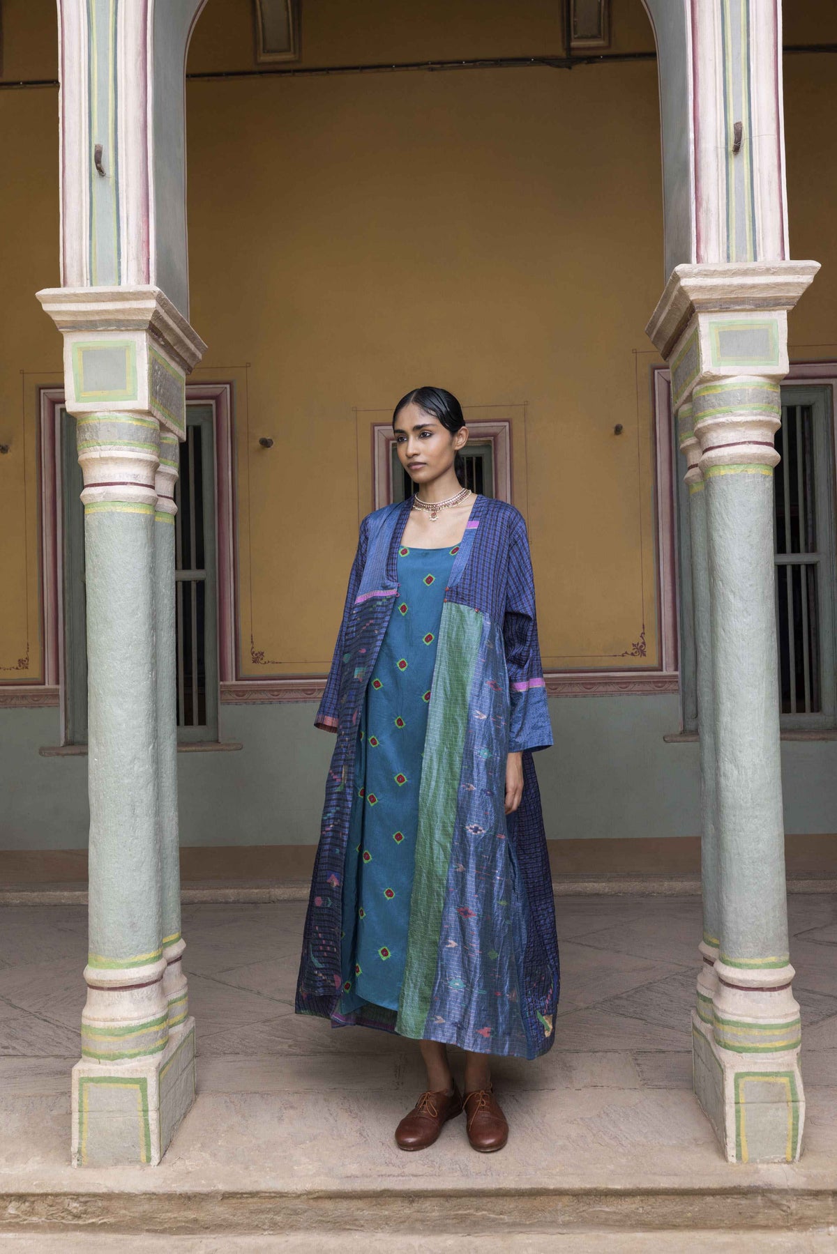 Joud Jamdani Dress