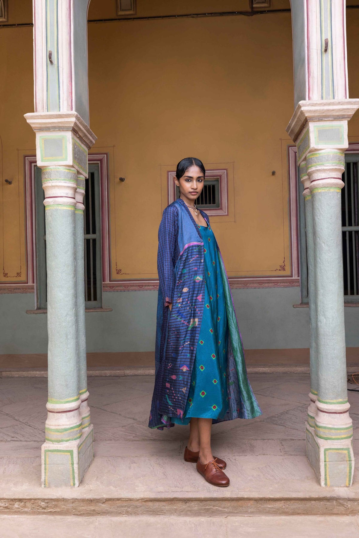 Joud Jamdani Dress
