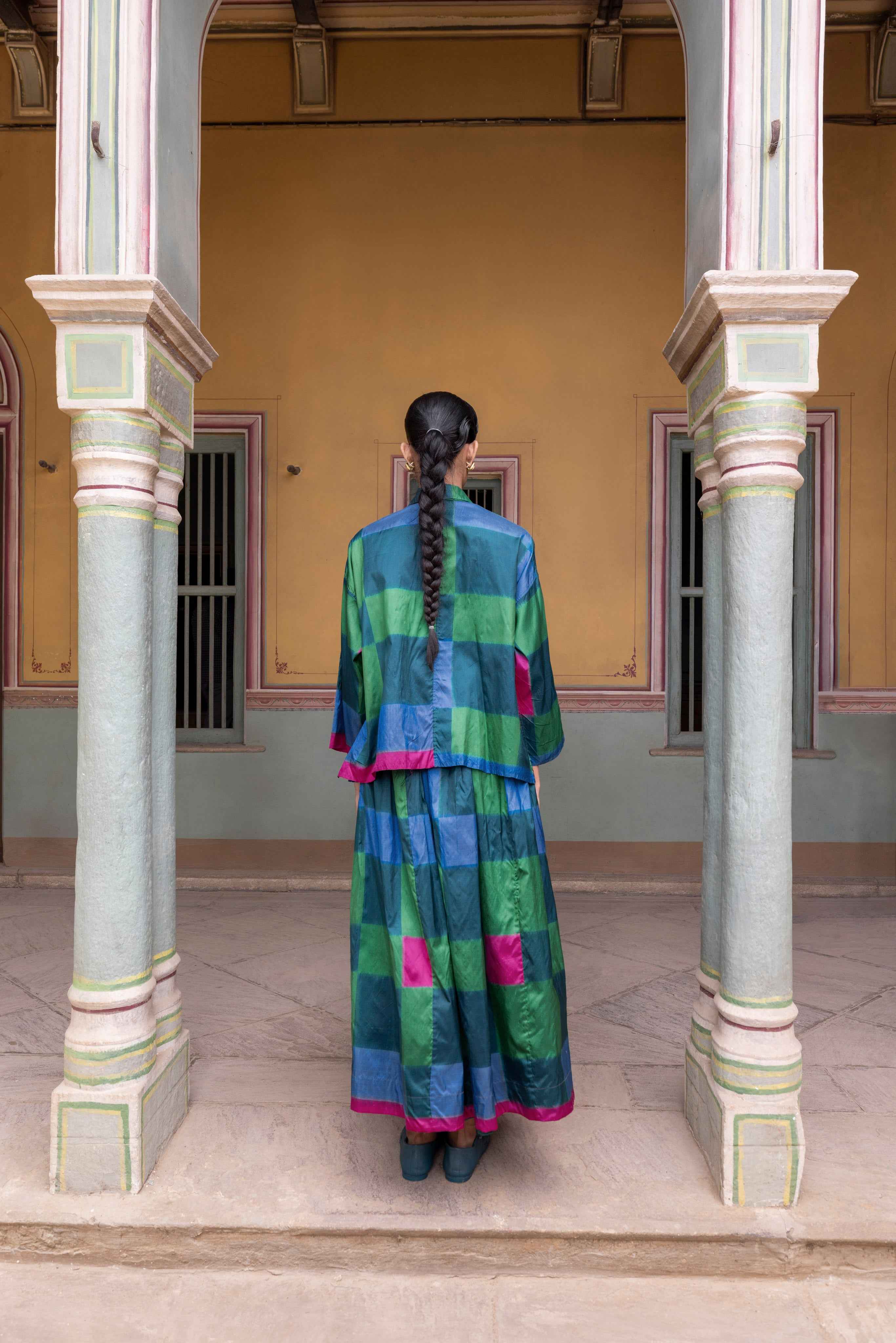 Setara Ikkat Skirt