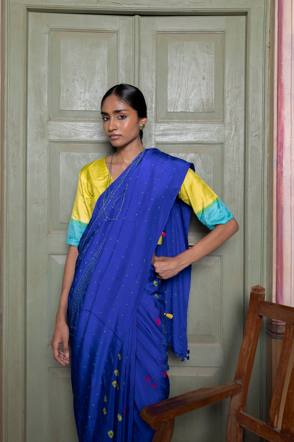 Sadeem Bandhani Saree