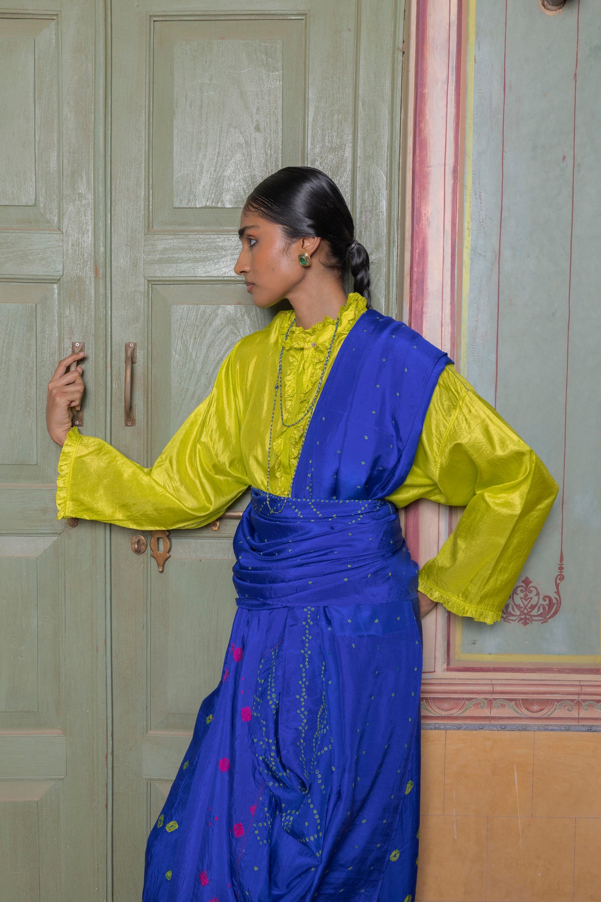 Sadeem Bandhani Saree