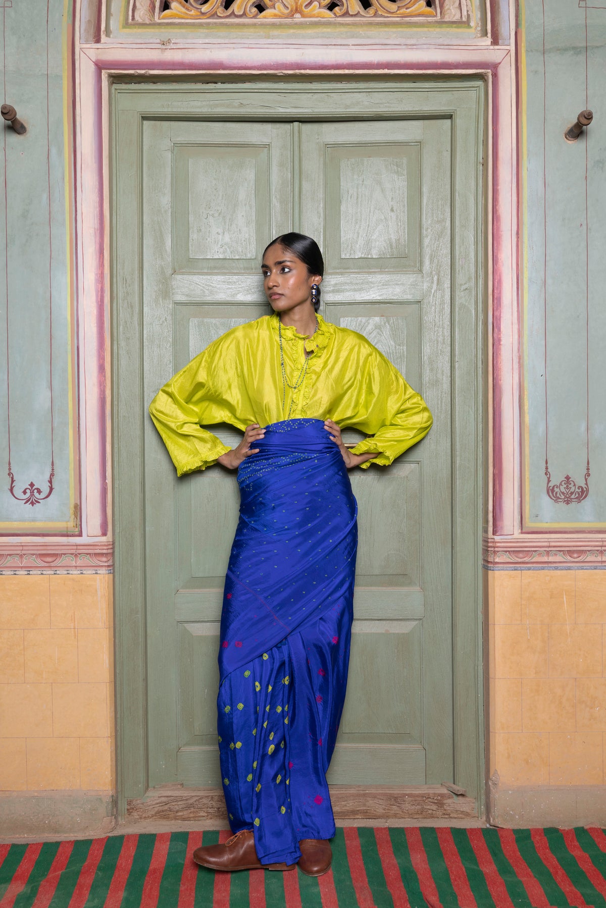 Sadeem Bandhani Saree