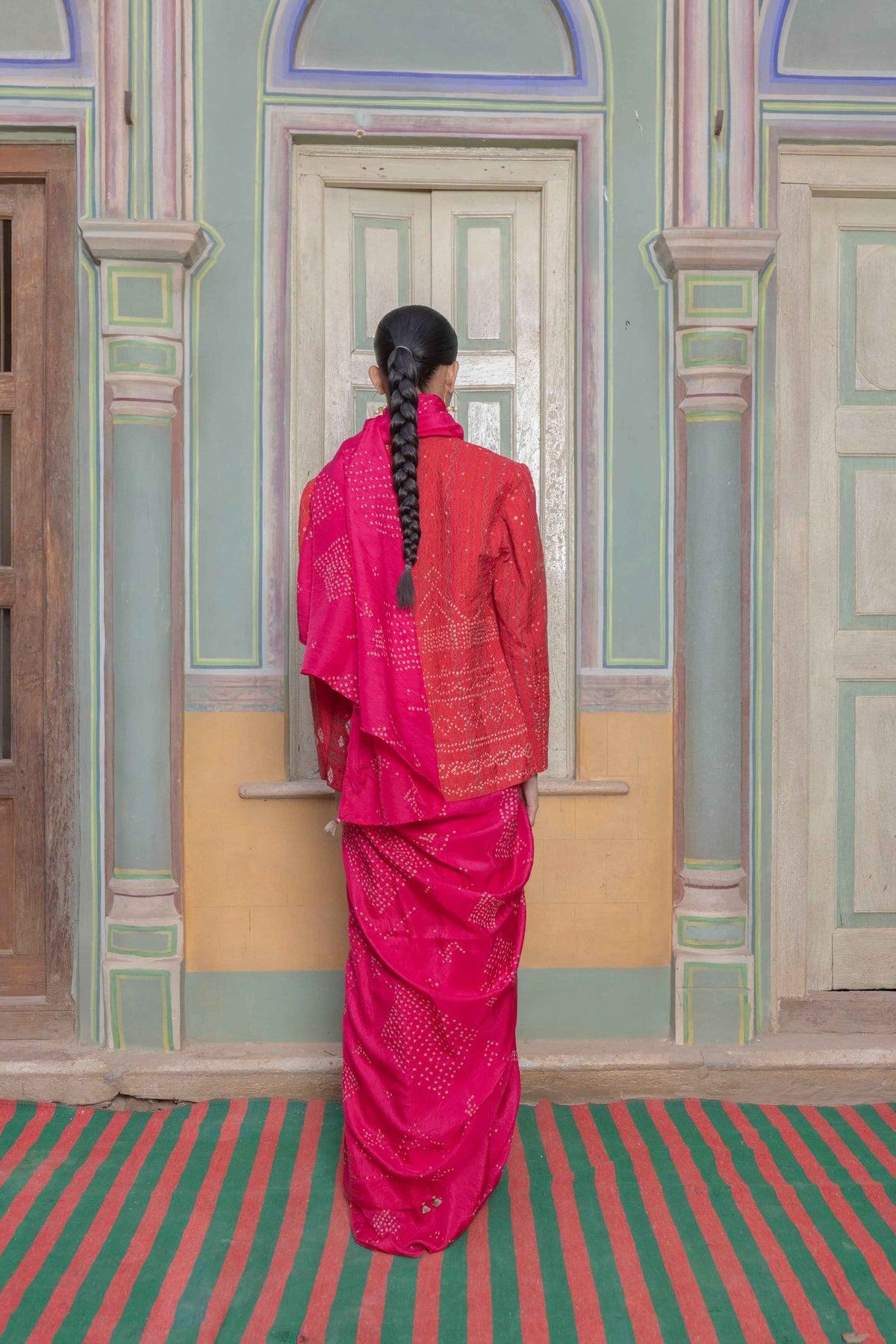 Gulbahar Bandhani Jacket