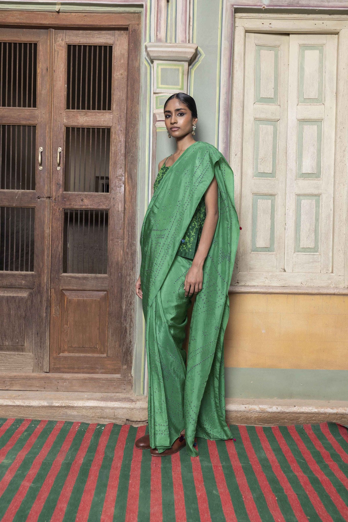 Dania Bandhani Saree