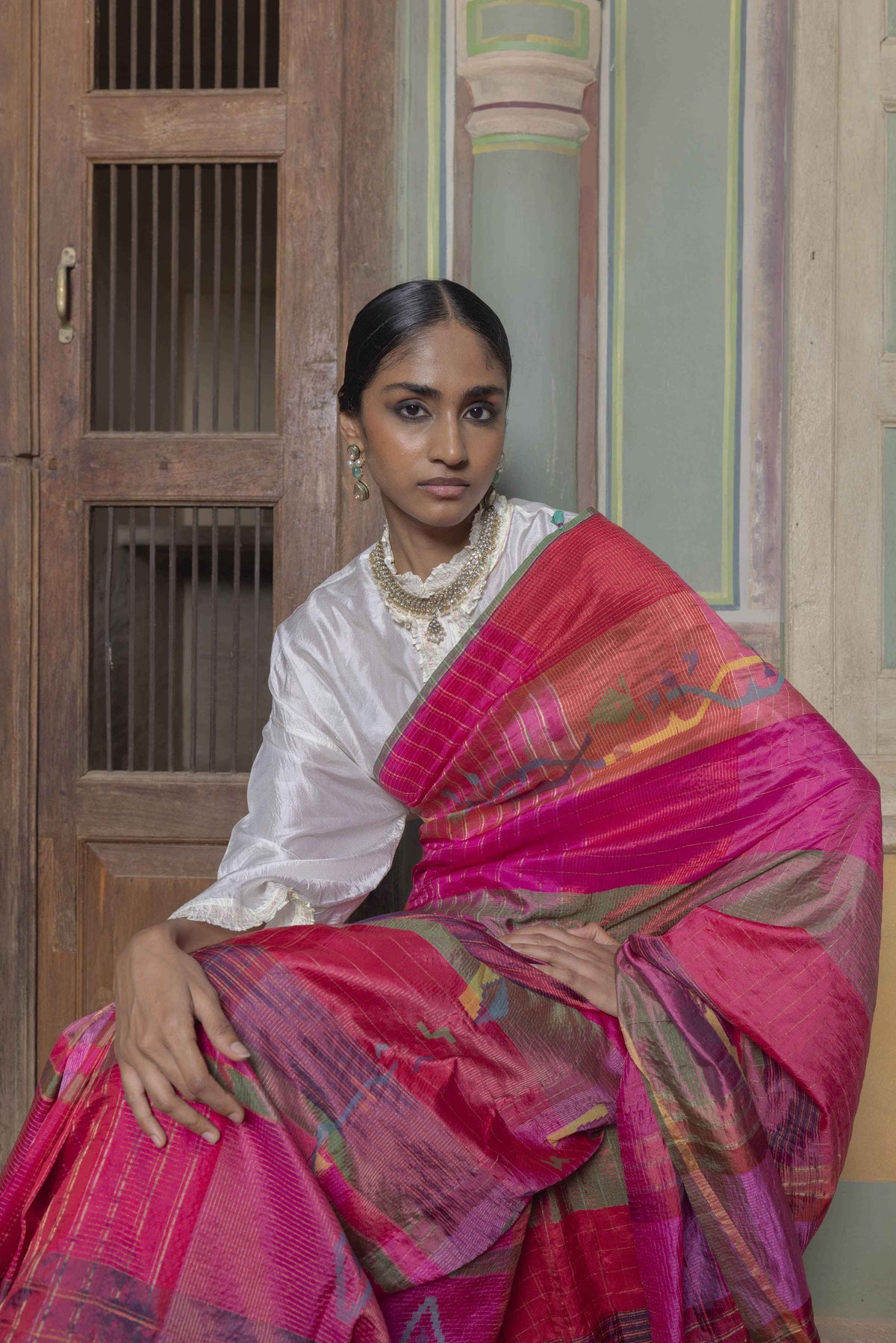 Inas Jamdani Saree