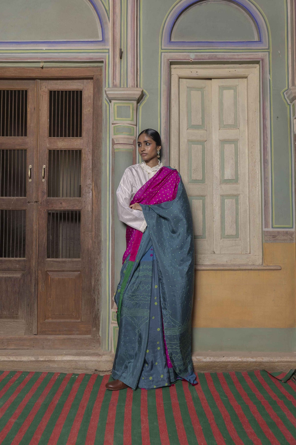 Jouri Bandhani Saree