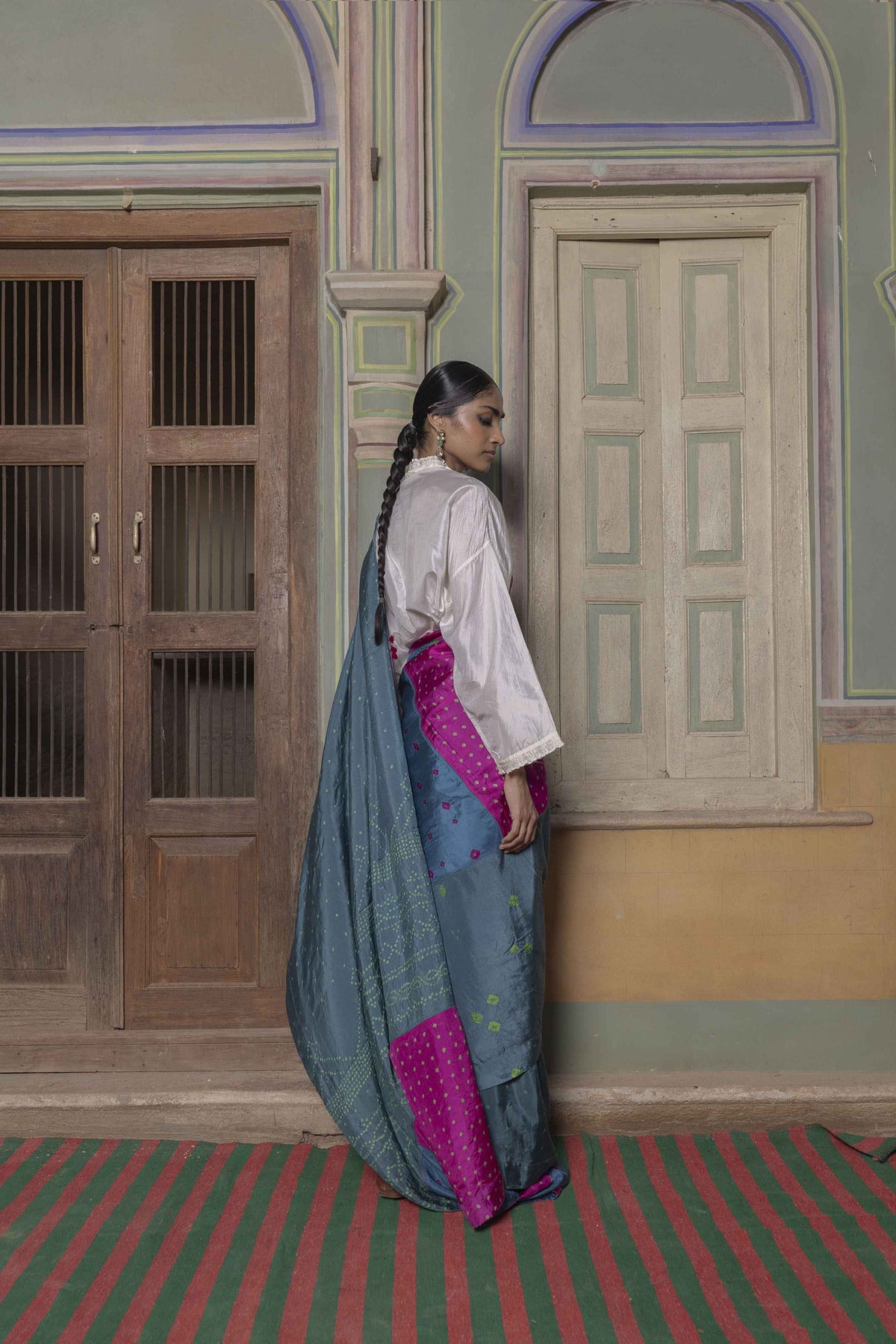 Jouri Bandhani Saree