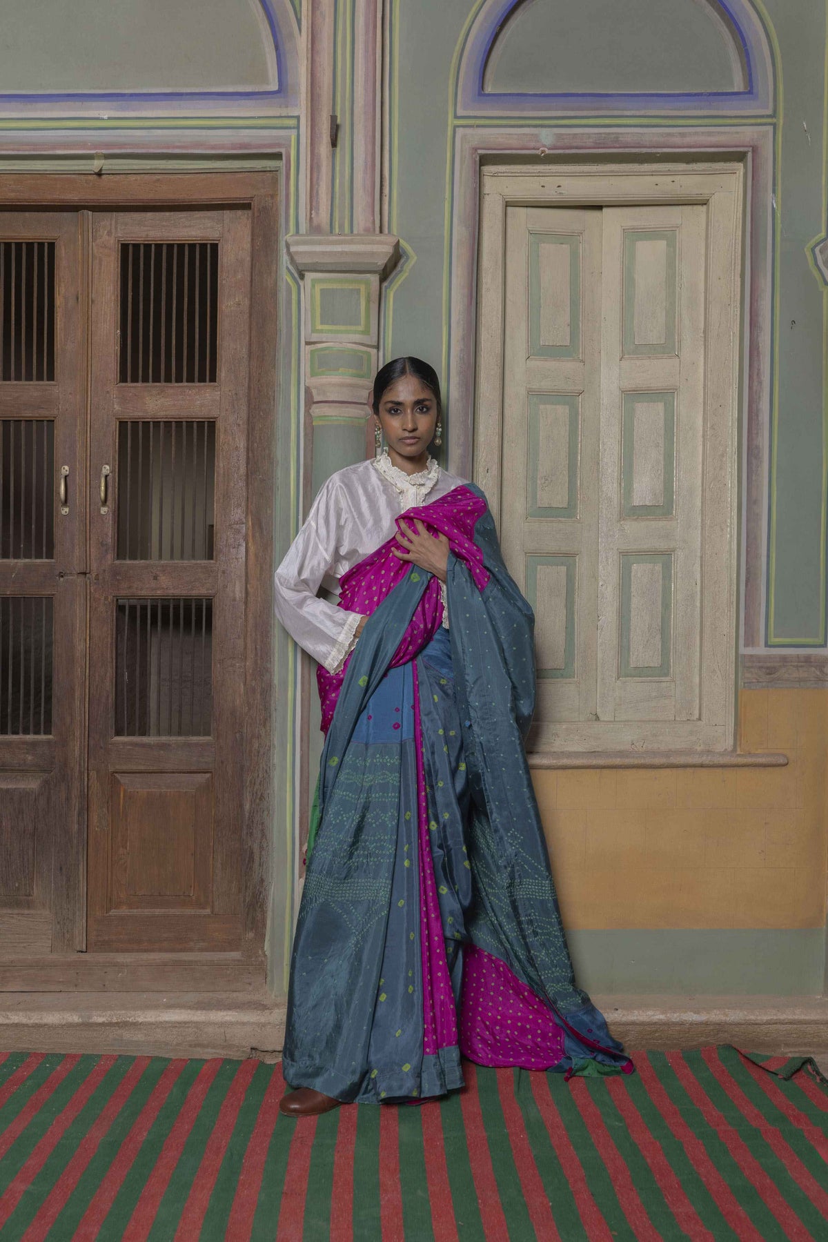 Jouri Bandhani Saree