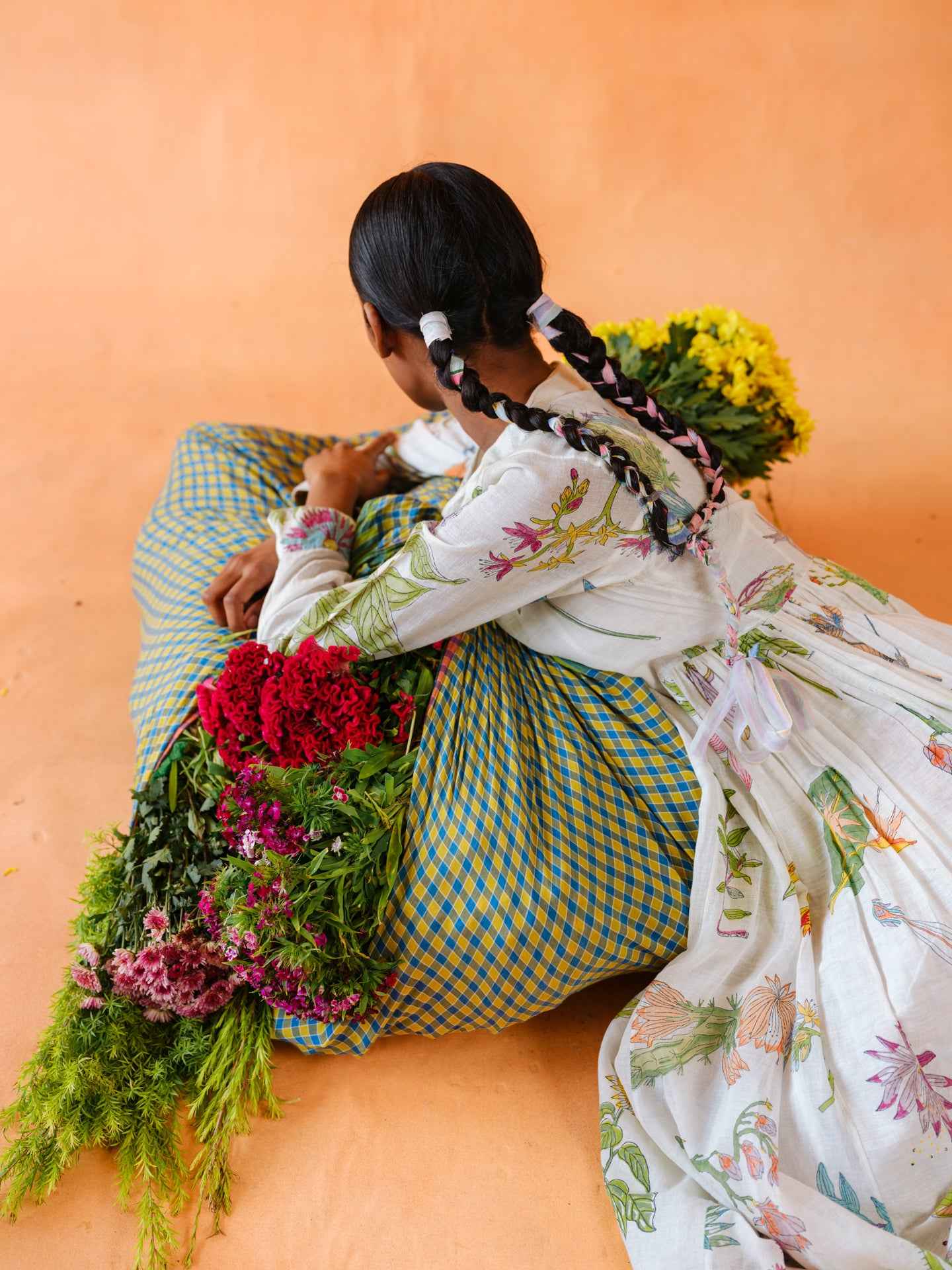 Althaea Block Printed Dress