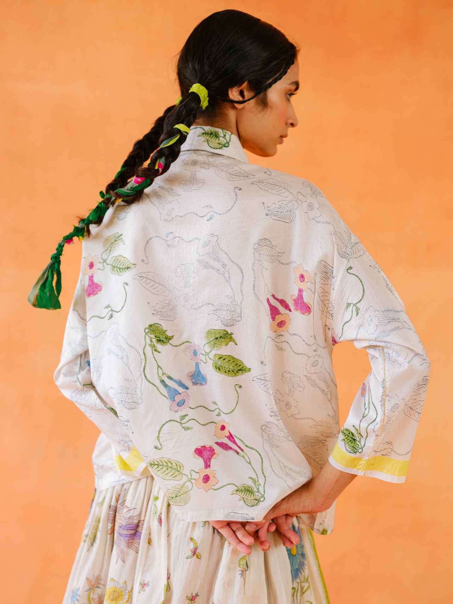Heather Block Printed Shirt