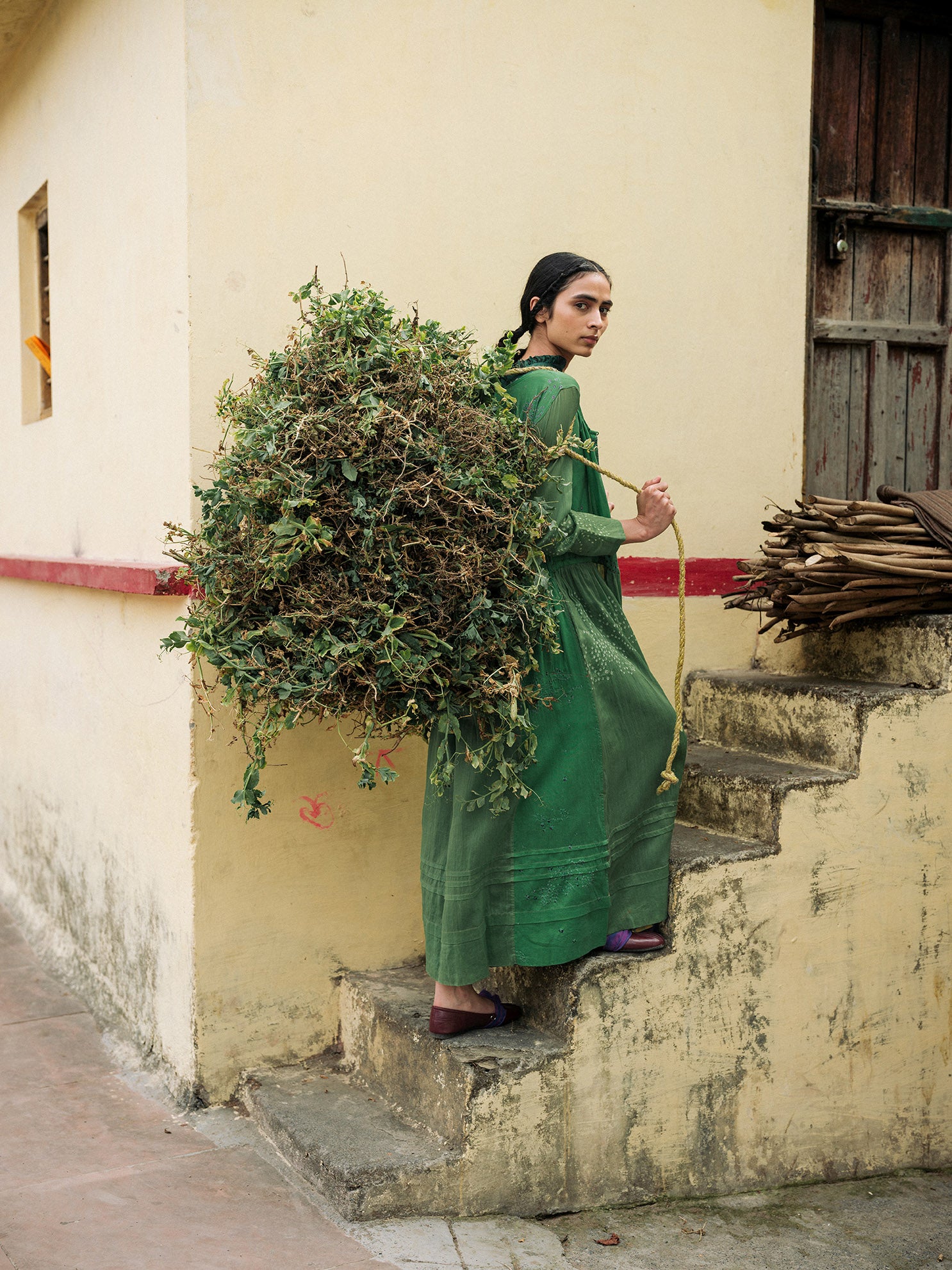 Cotoneaster Bandhani Dress
