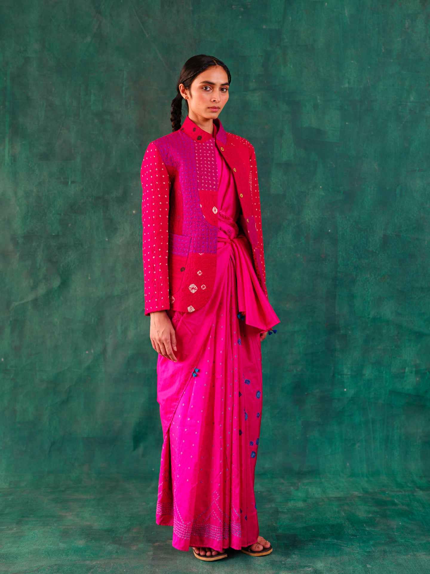 Rosalia Bandhani Jacket