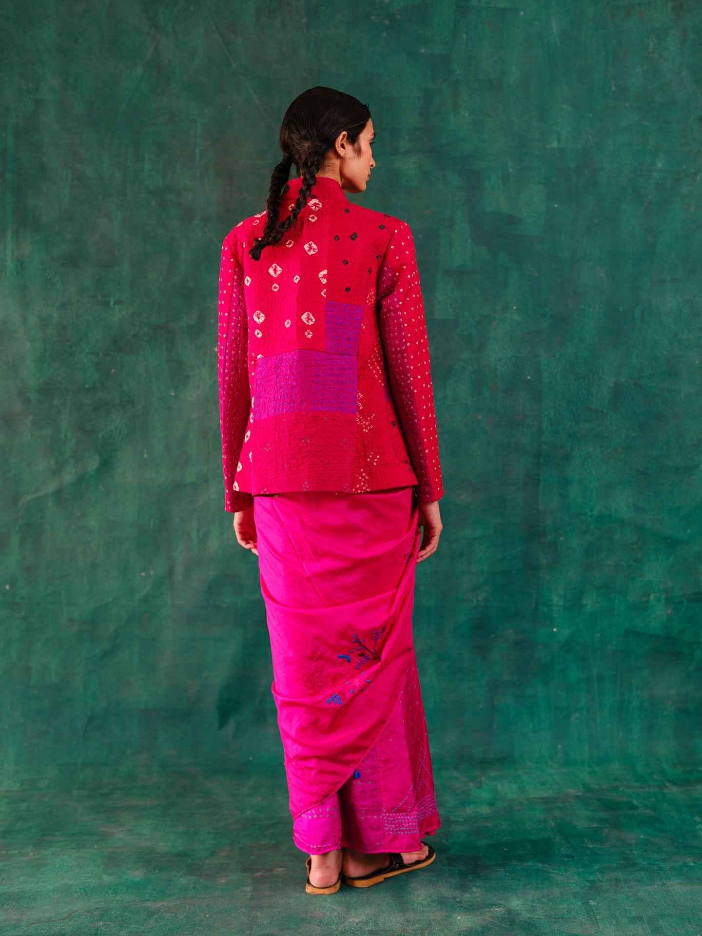Rosalia Bandhani Jacket