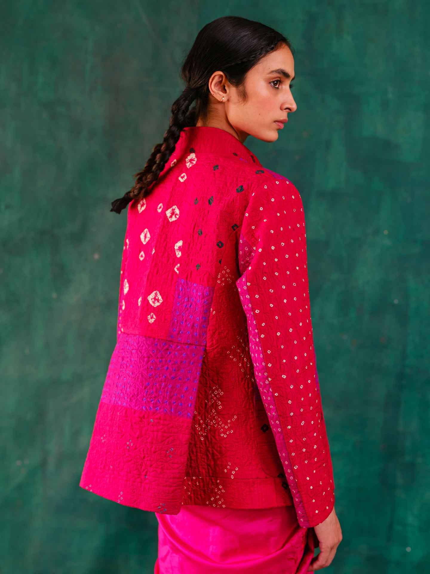 Rosalia Bandhani Jacket