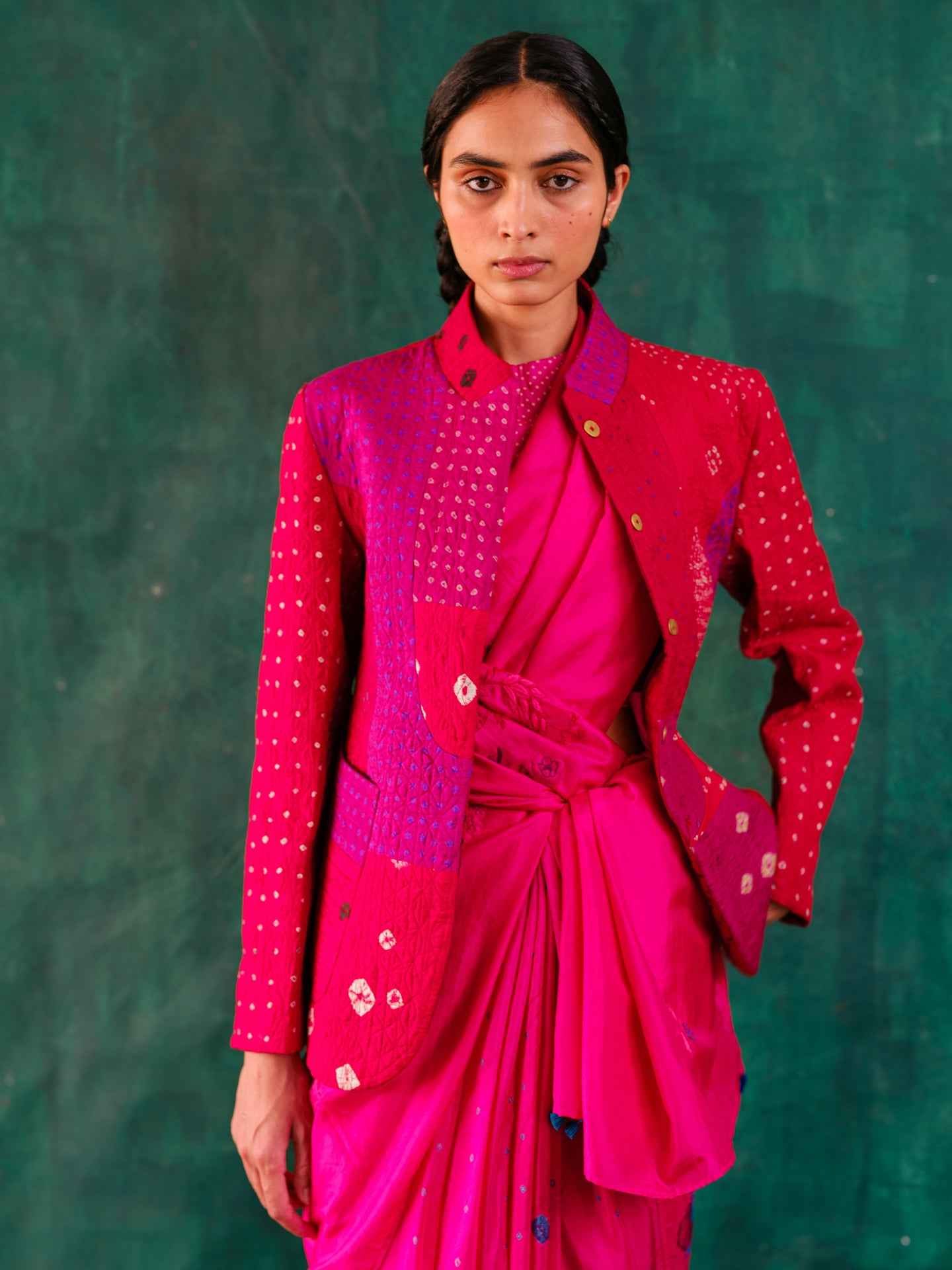 Rosalia Bandhani Jacket