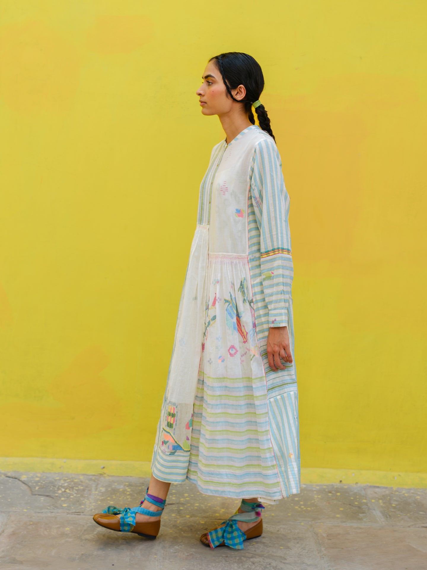Amaryllis Jamdani Dress