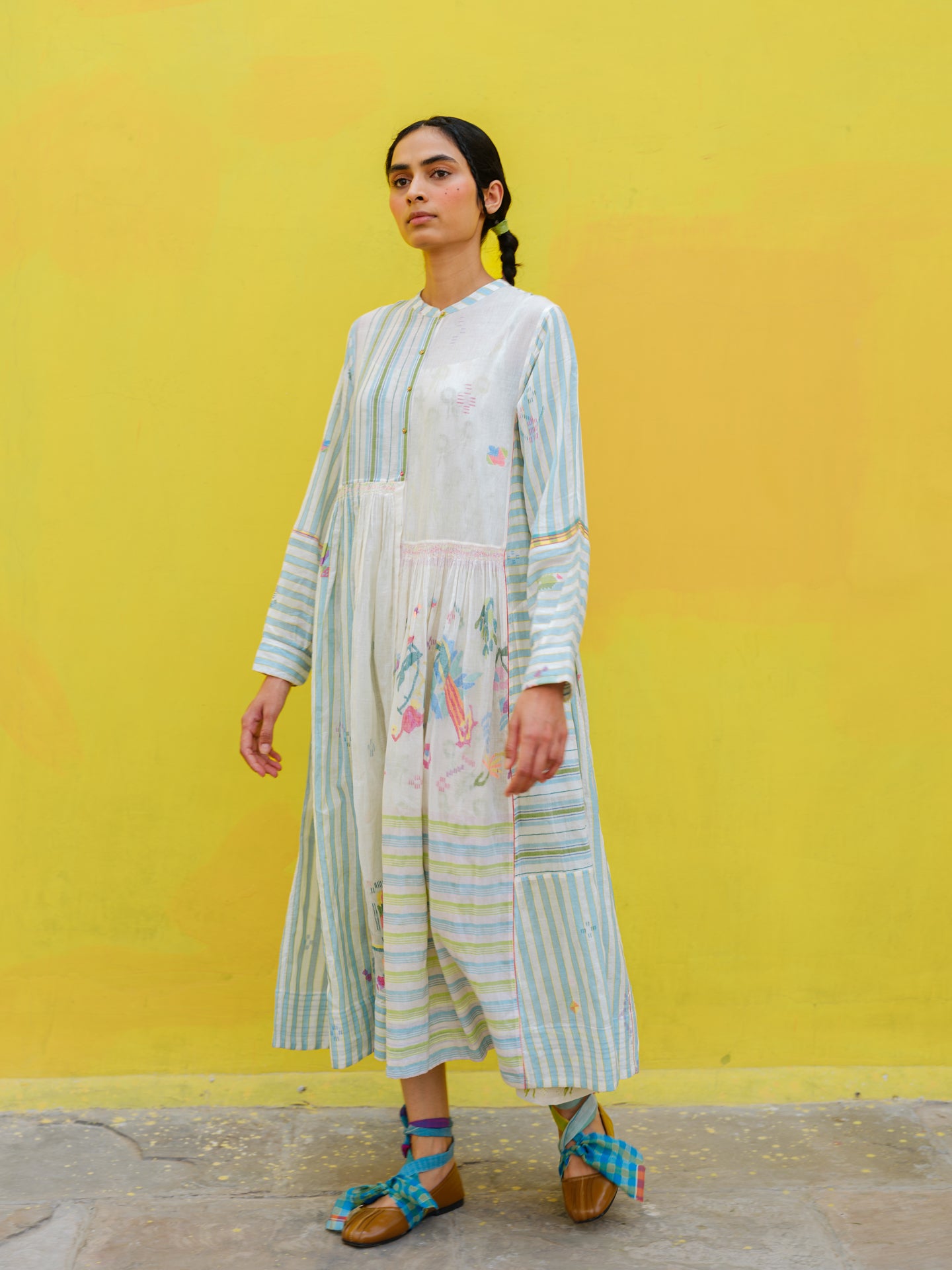 Amaryllis Jamdani Dress