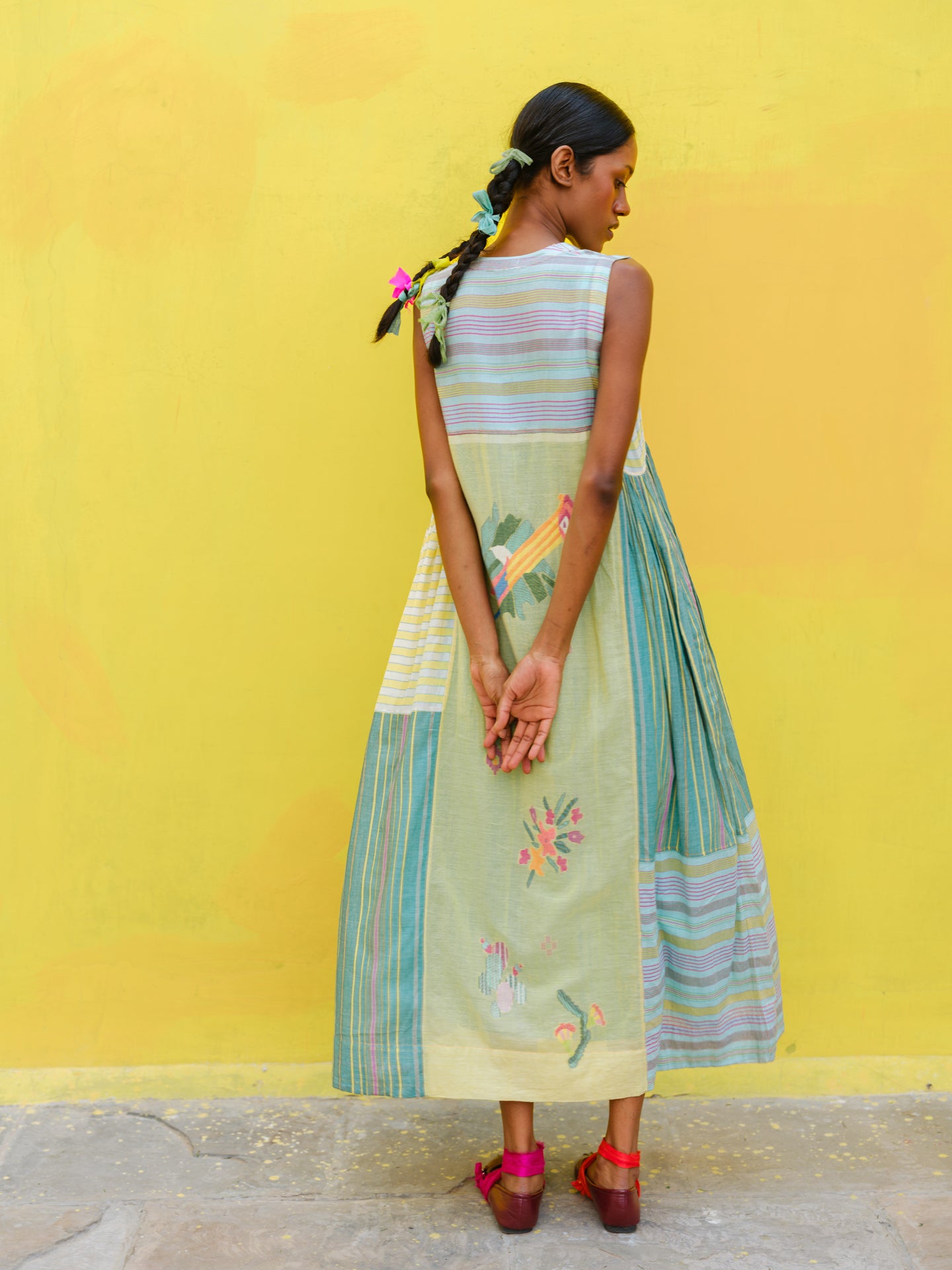 Sedum Jamdani Dress