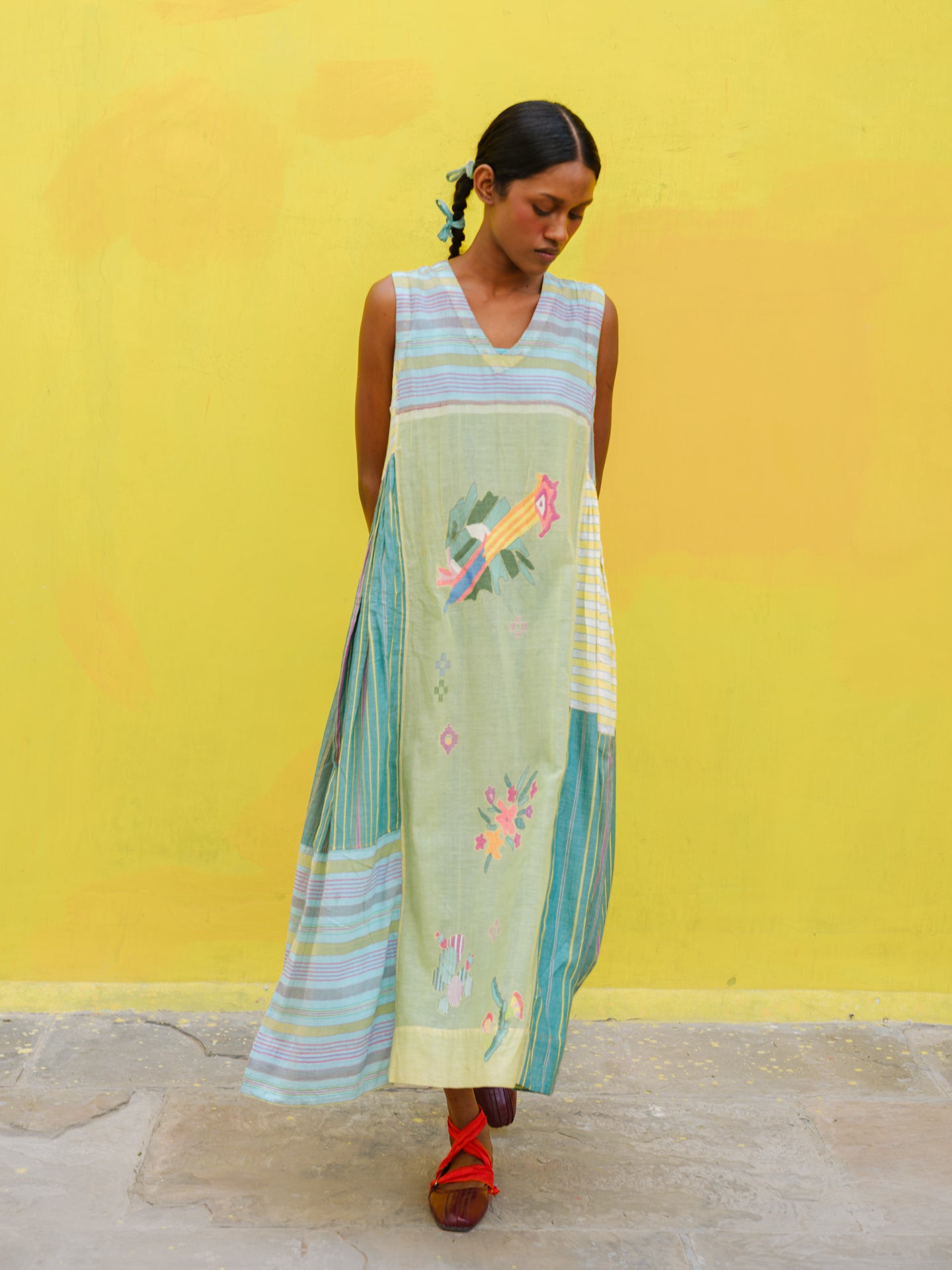 Sedum Jamdani Dress