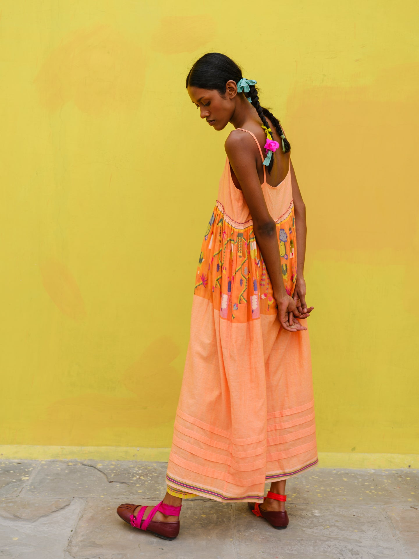 Spikenard Jamdani Dress