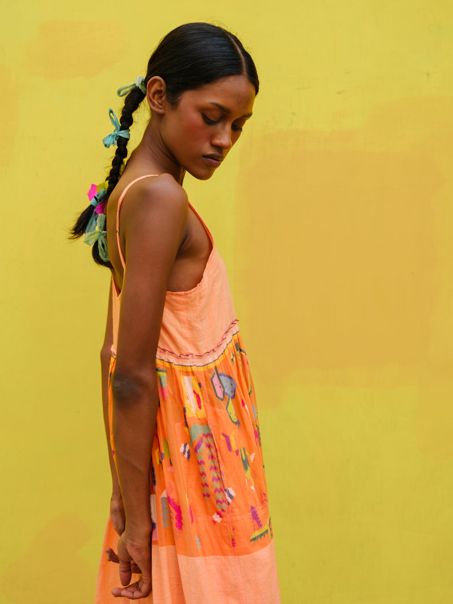 Spikenard Jamdani Dress