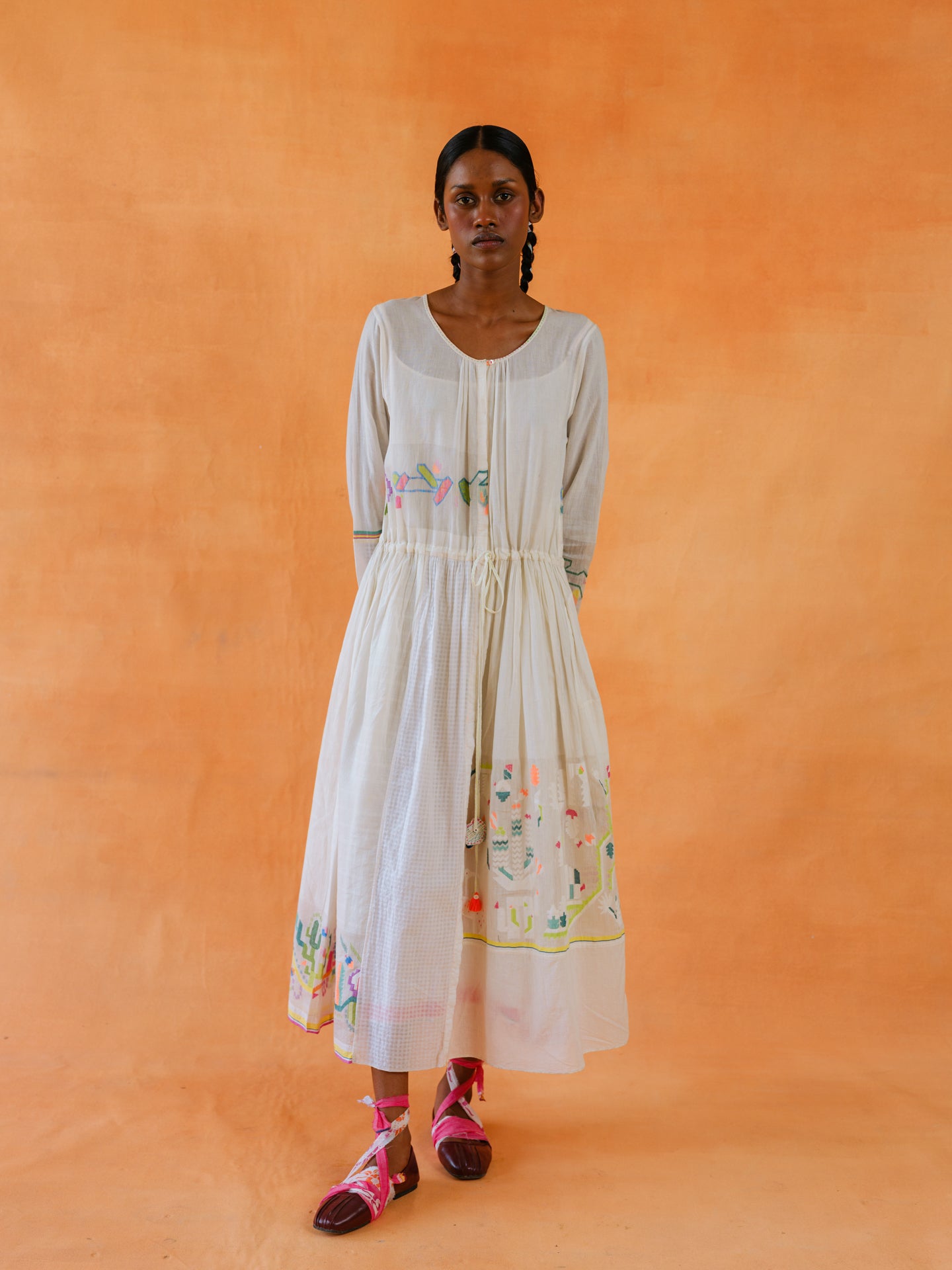 Hepatica Jamdani Dress