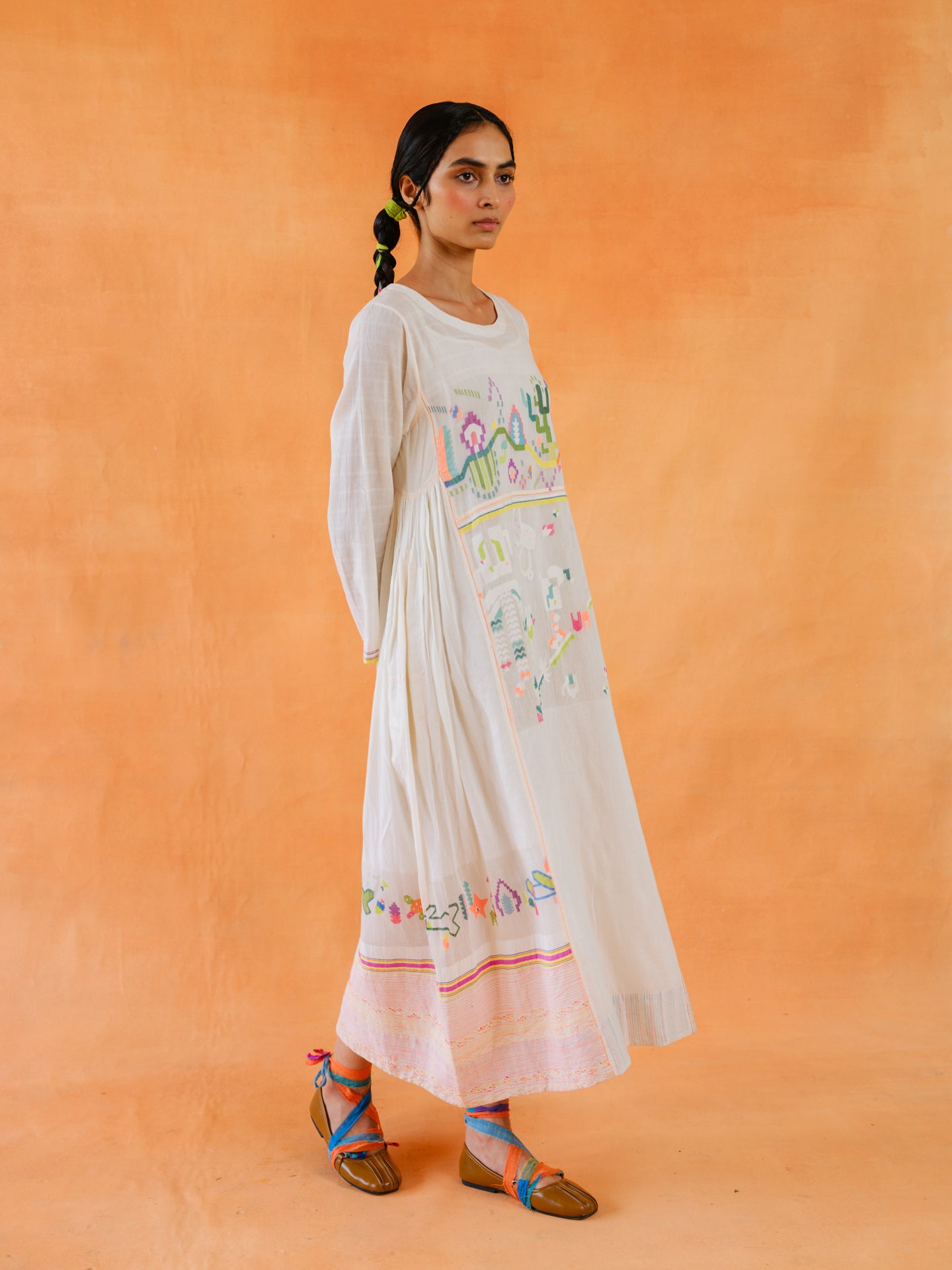 Acacia Jamdani Dress