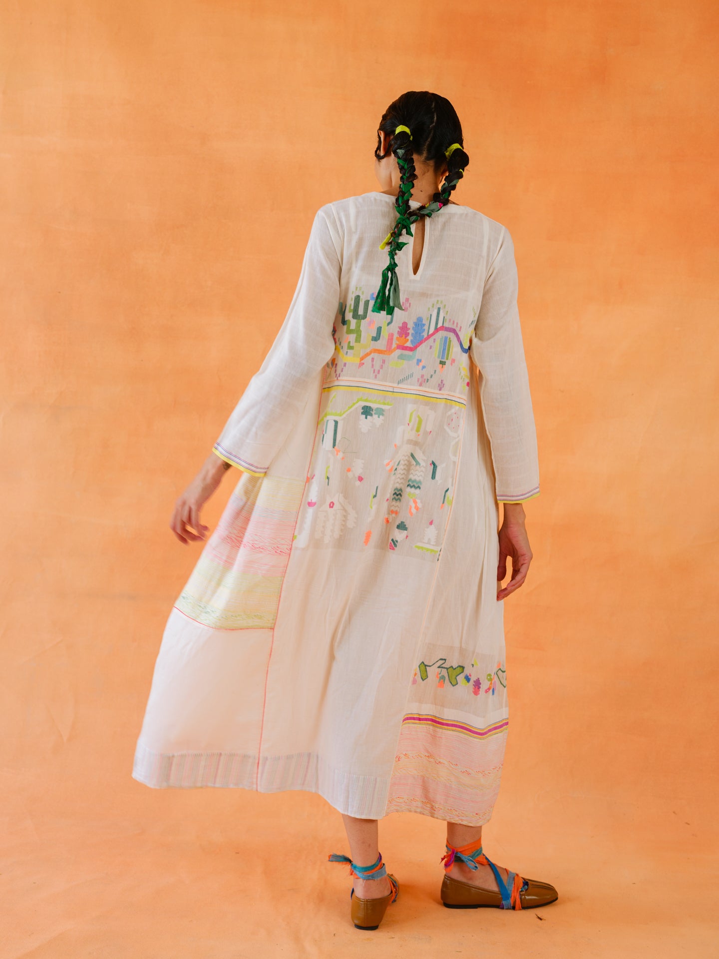Acacia Jamdani Dress
