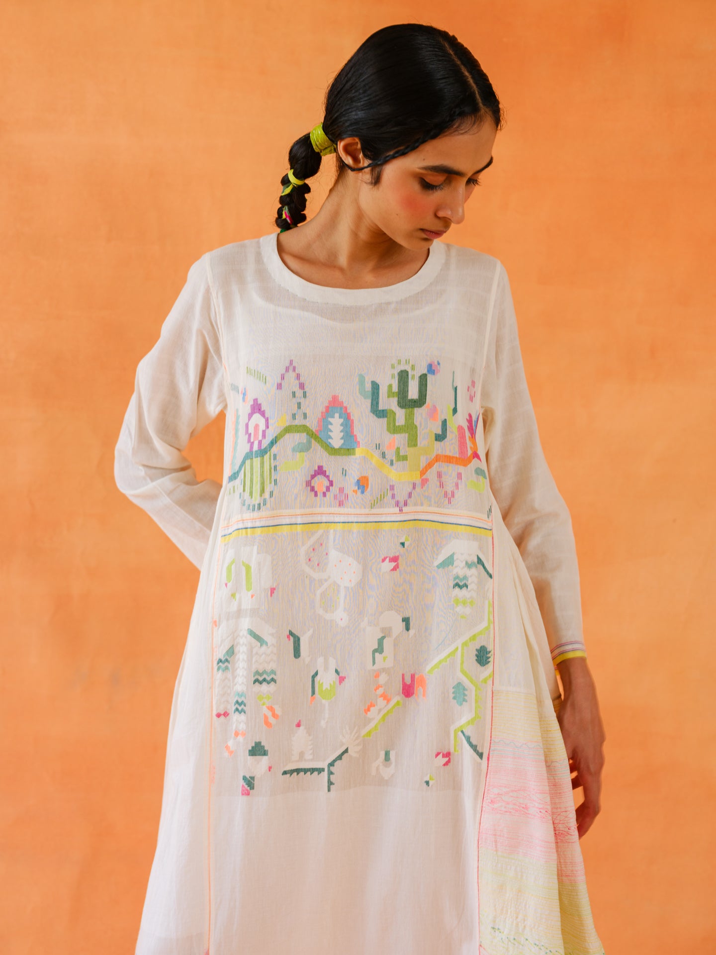 Acacia Jamdani Dress