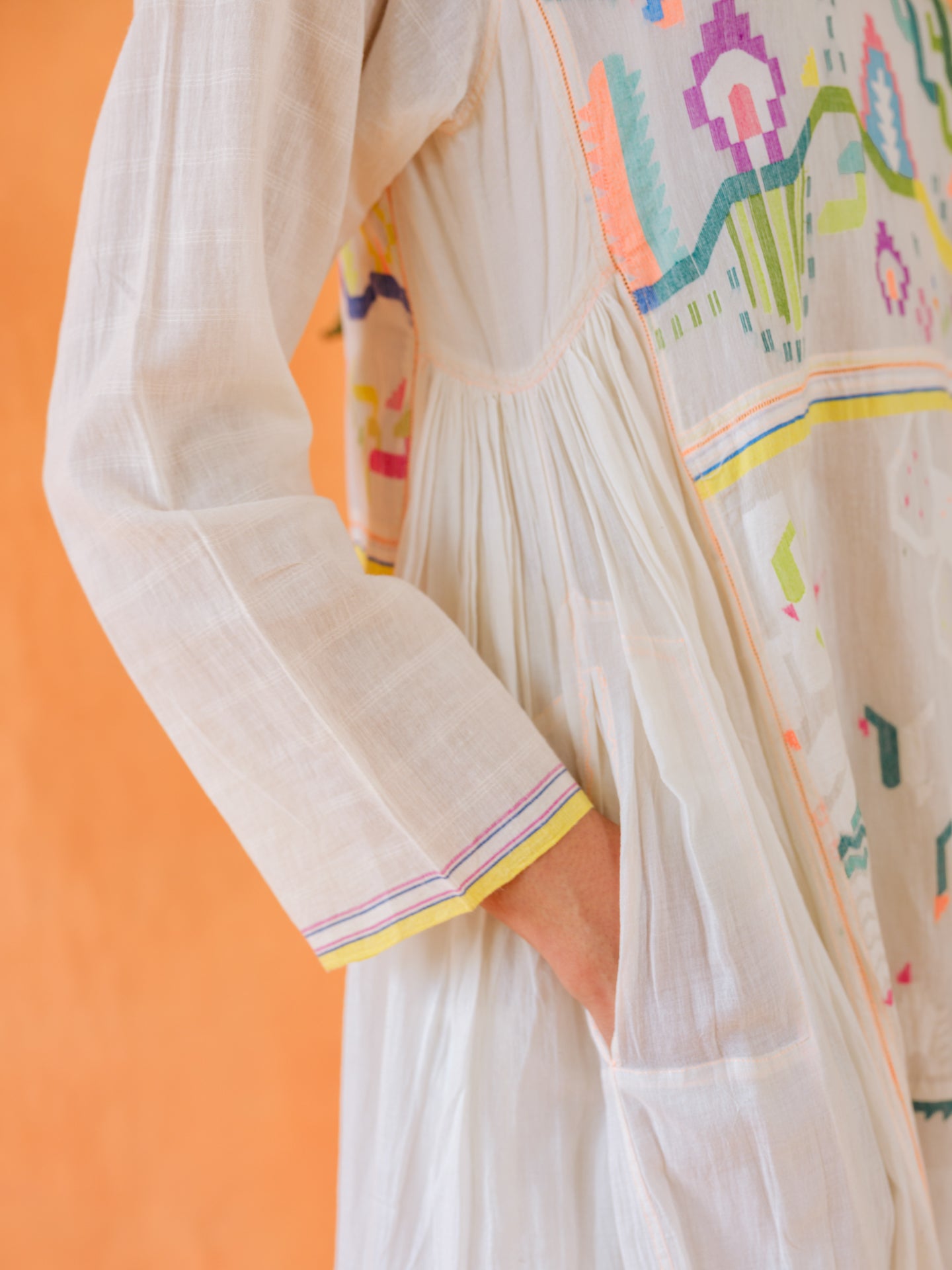 Acacia Jamdani Dress