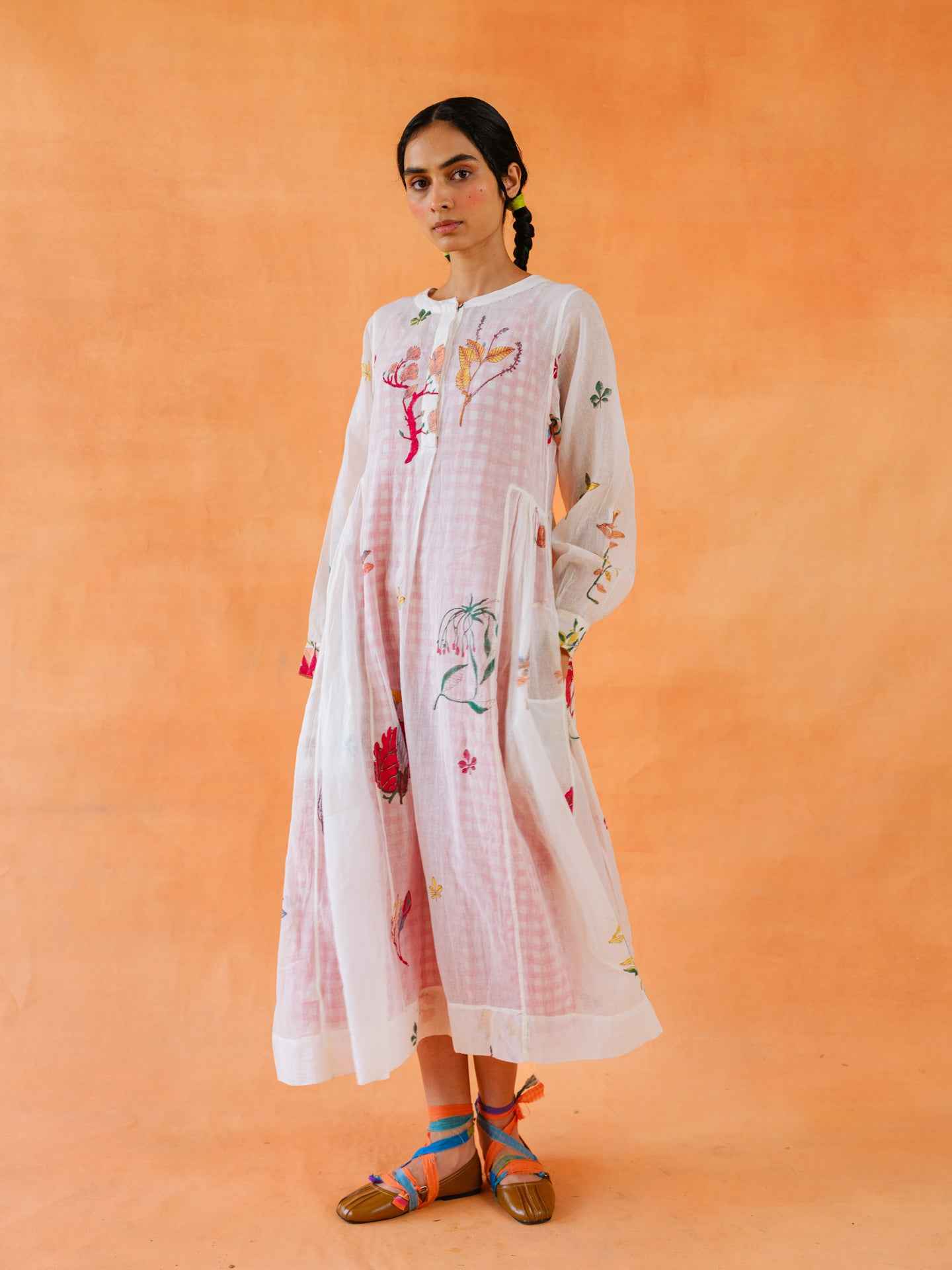 Harrier Block-Printed Dress