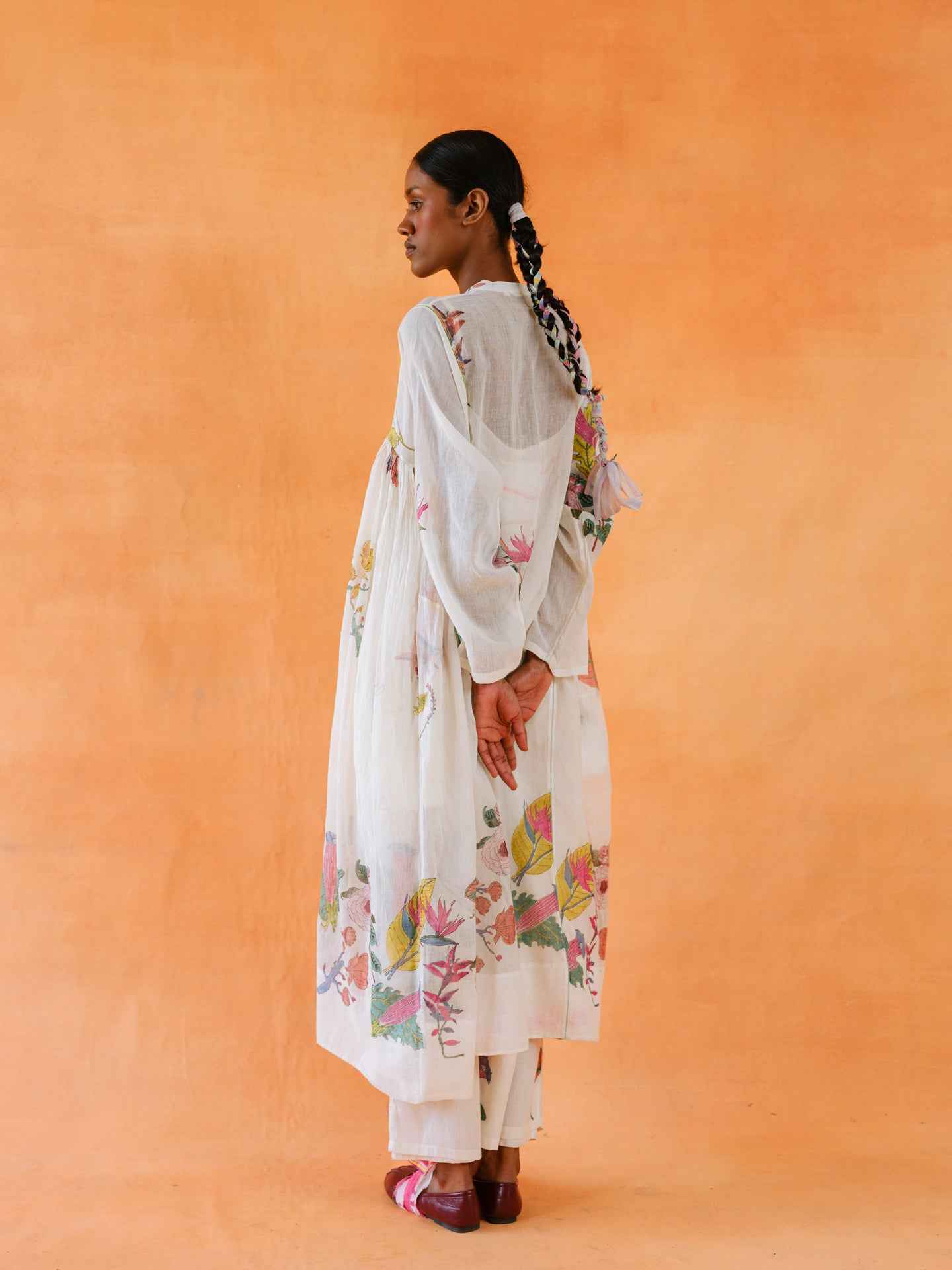 Nightjar Block-Printed Dress