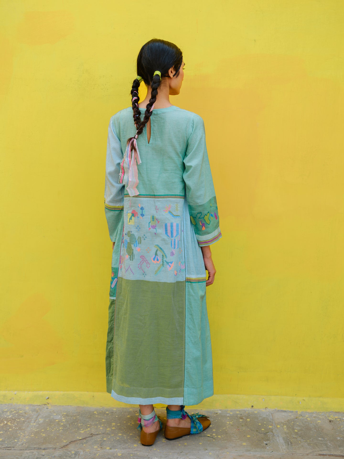 Azalea Jamdani Dress