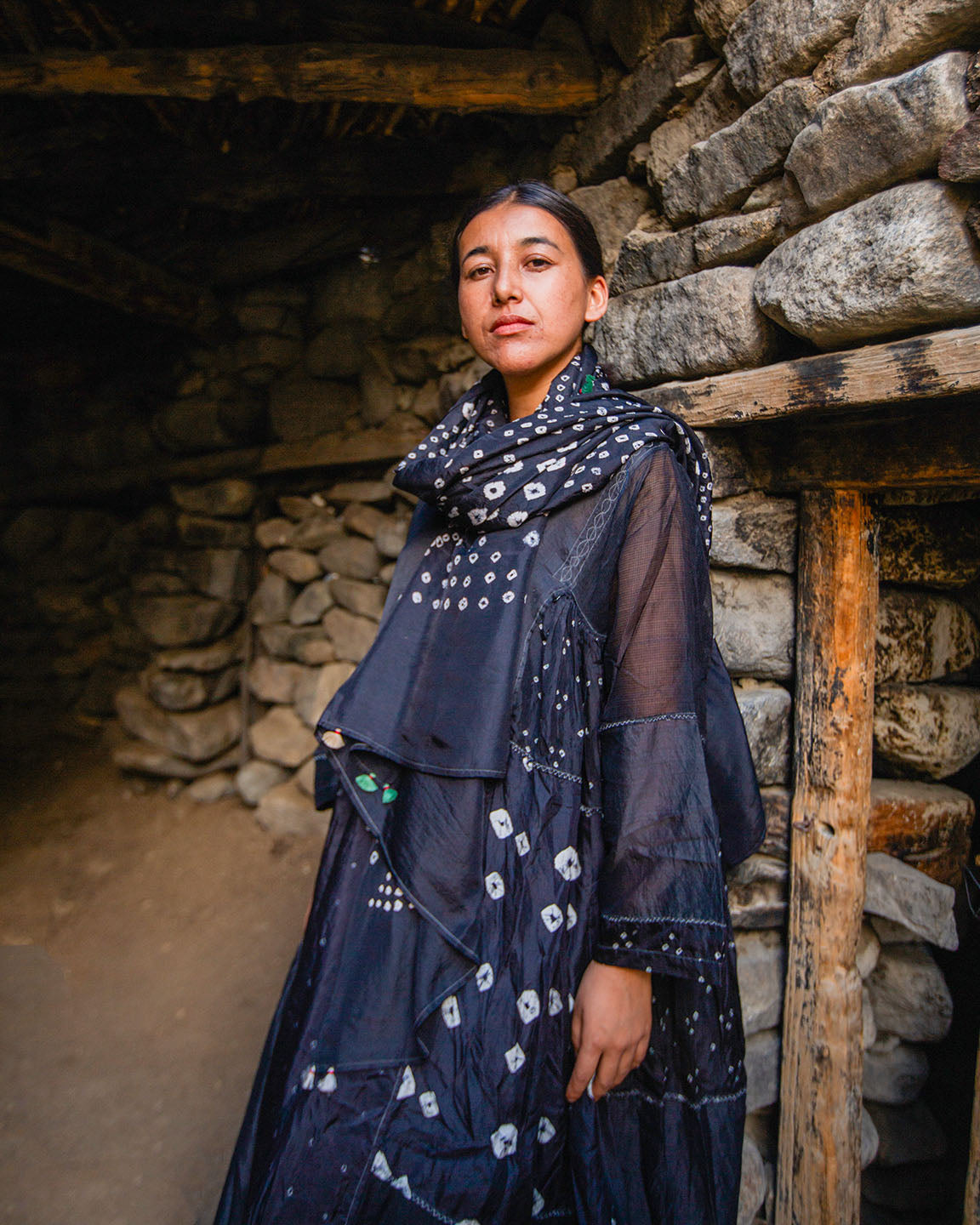 Siachen Silk Bandhani Dress