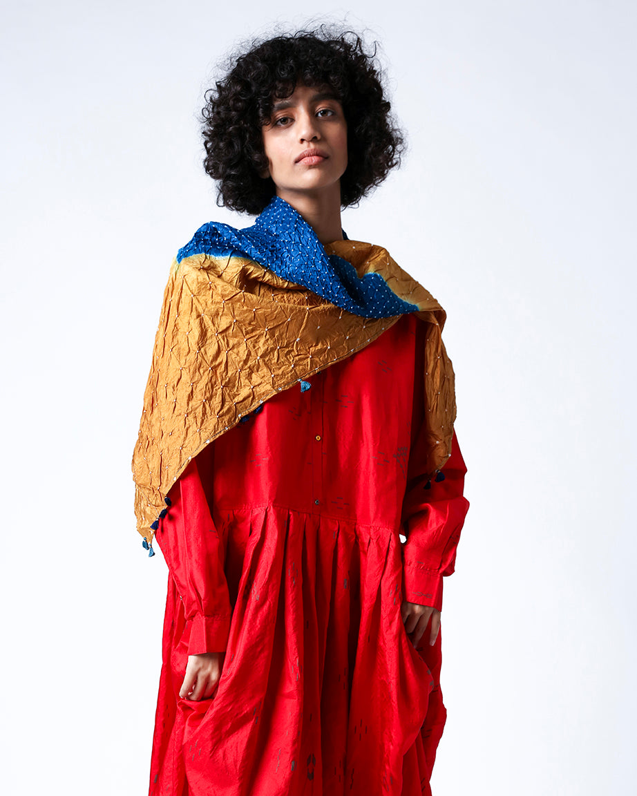 Silkya Bandhani Scarf