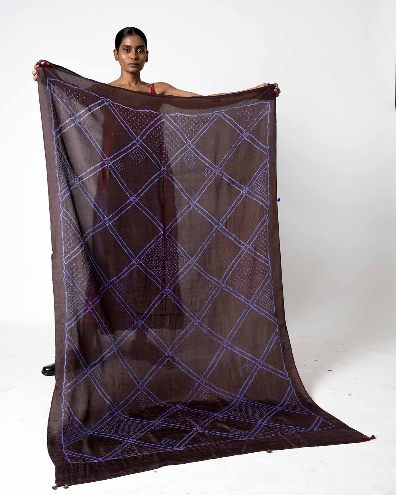 Tajira Bandhani Scarf