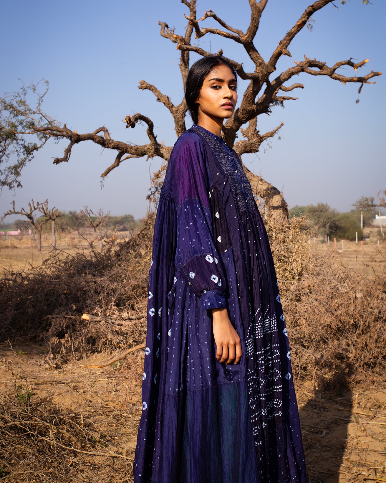 Mandrela Bandhani Dress